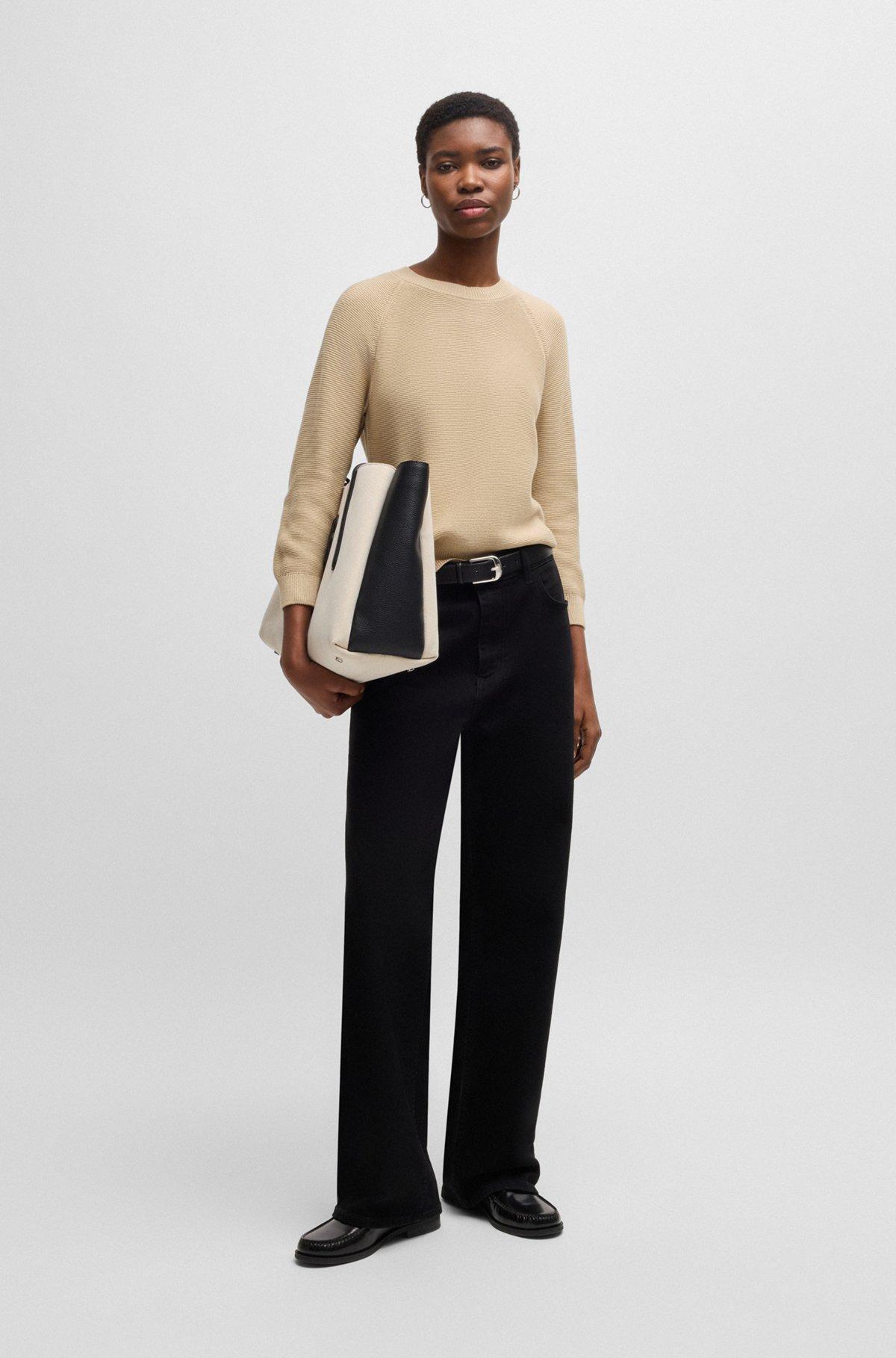 Knitted sweater in cotton Product Image
