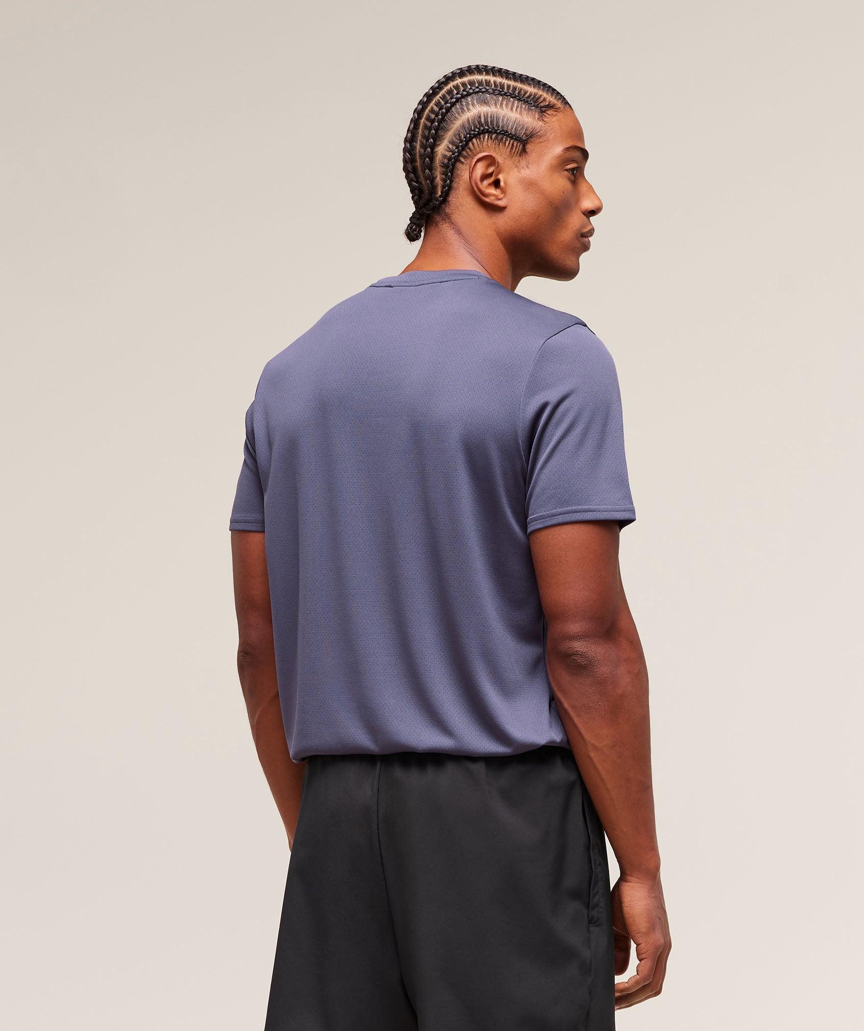 Gymshark Arrival Regular Fit T-Shirt - Weighted Purple Male Product Image