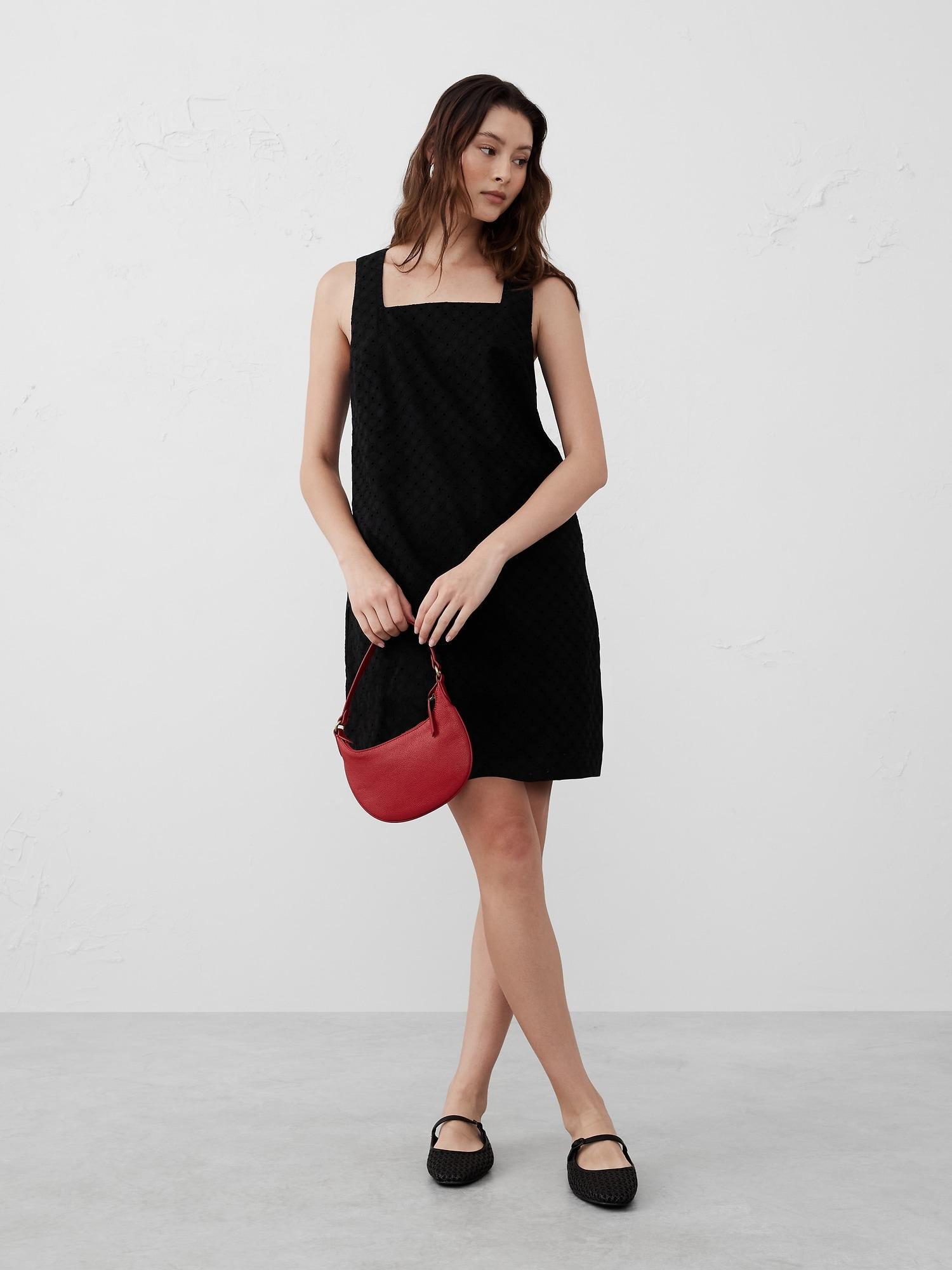 Eyelet Mini Shift Dress Product Image