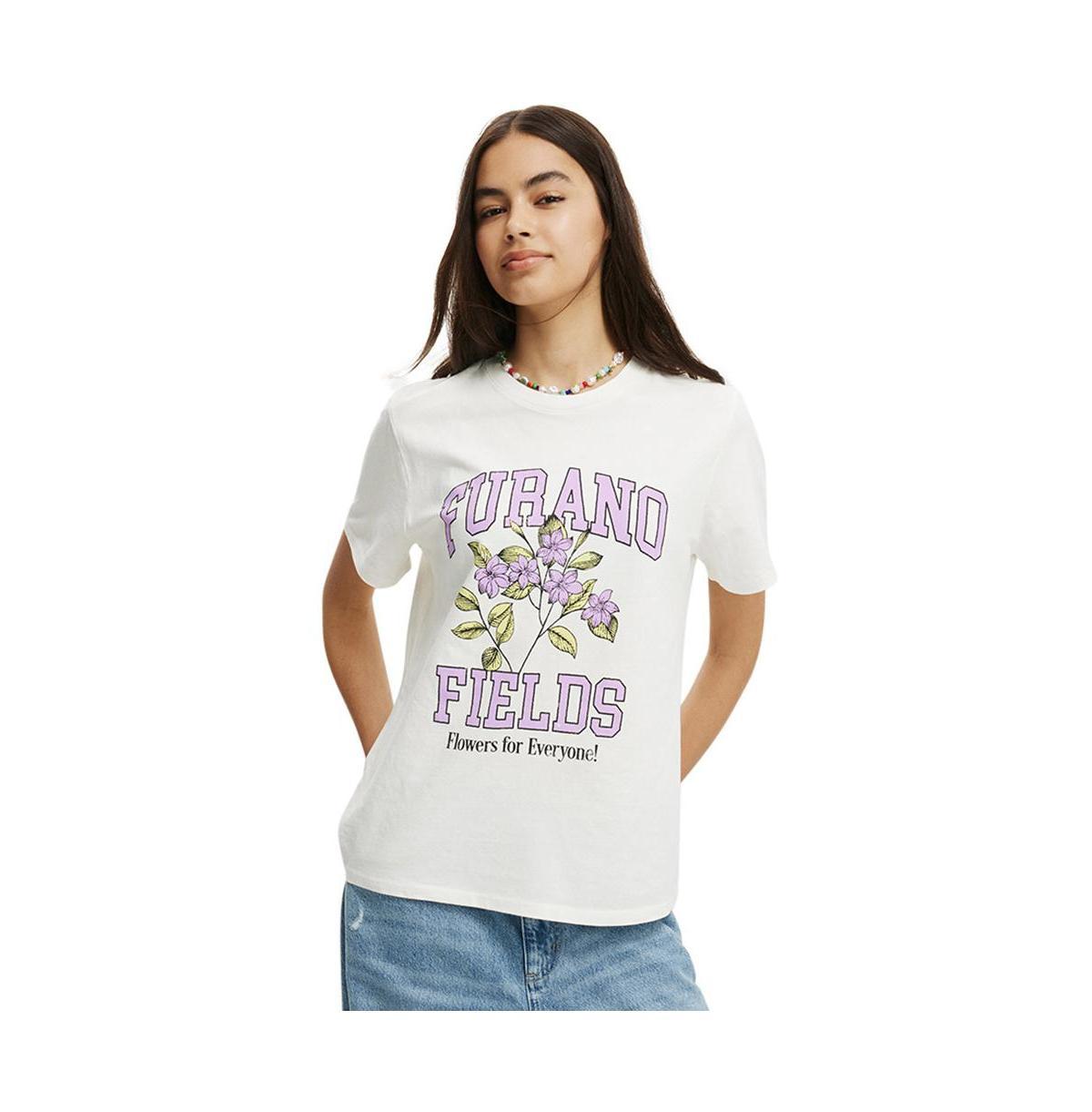 Cotton On Womens Regular Fit Graphic Tee - Los angeles/ Product Image