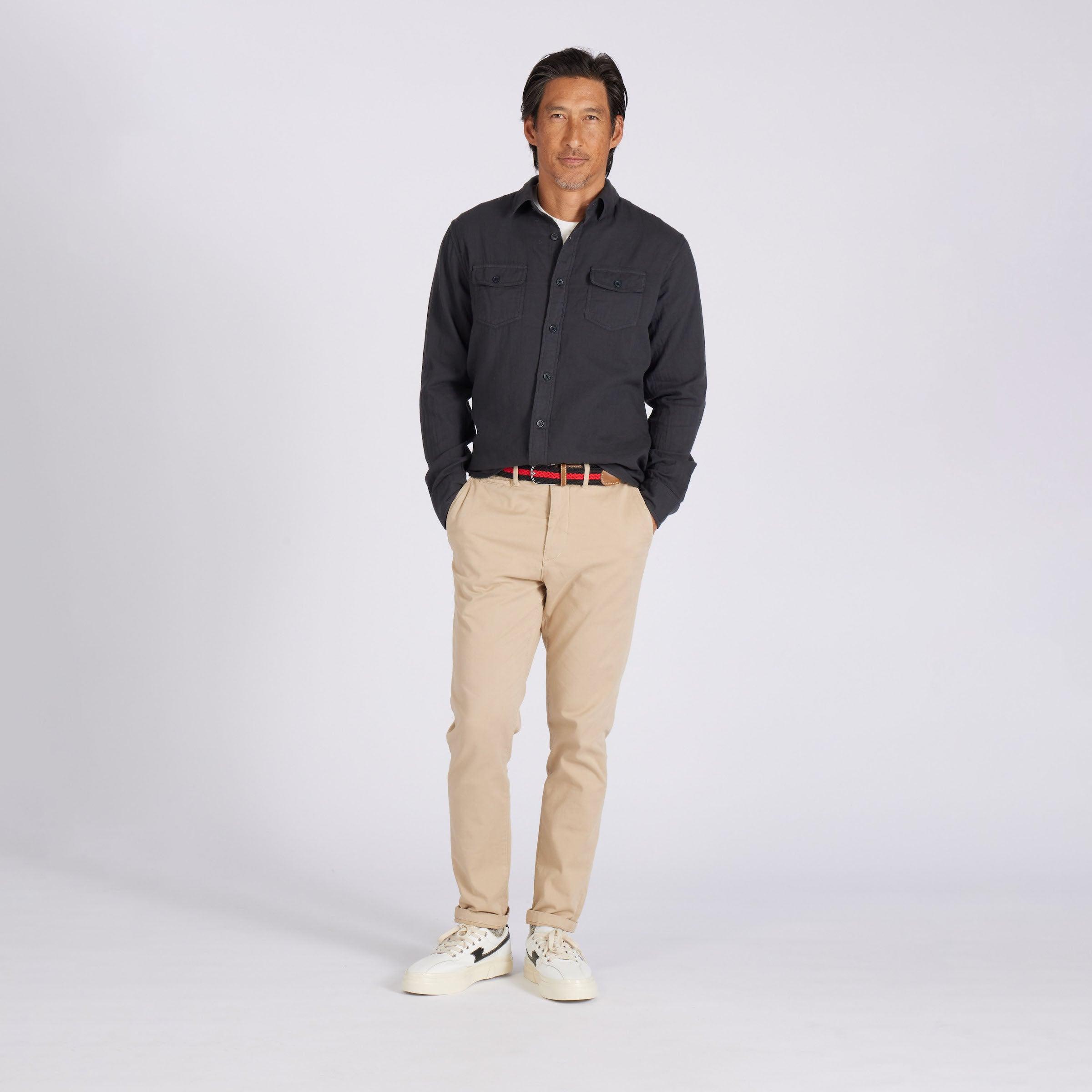 Precision Stretch Classic Fit Chino - Khaki Product Image