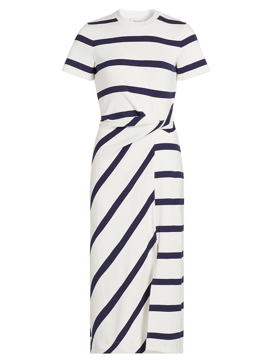 Womens Cody Striped Short-Sleeve Dress Product Image