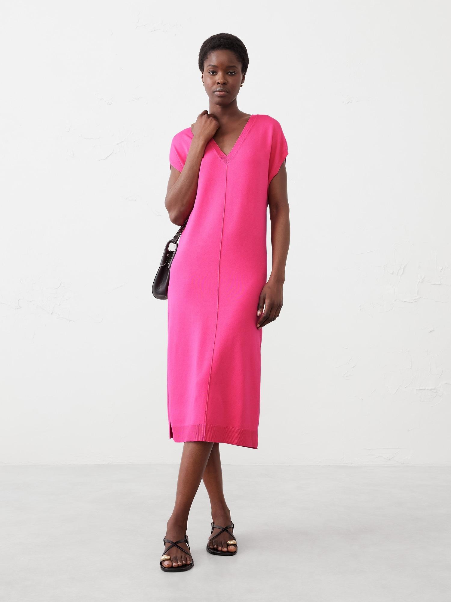 Column Midi Sweater Dress Product Image