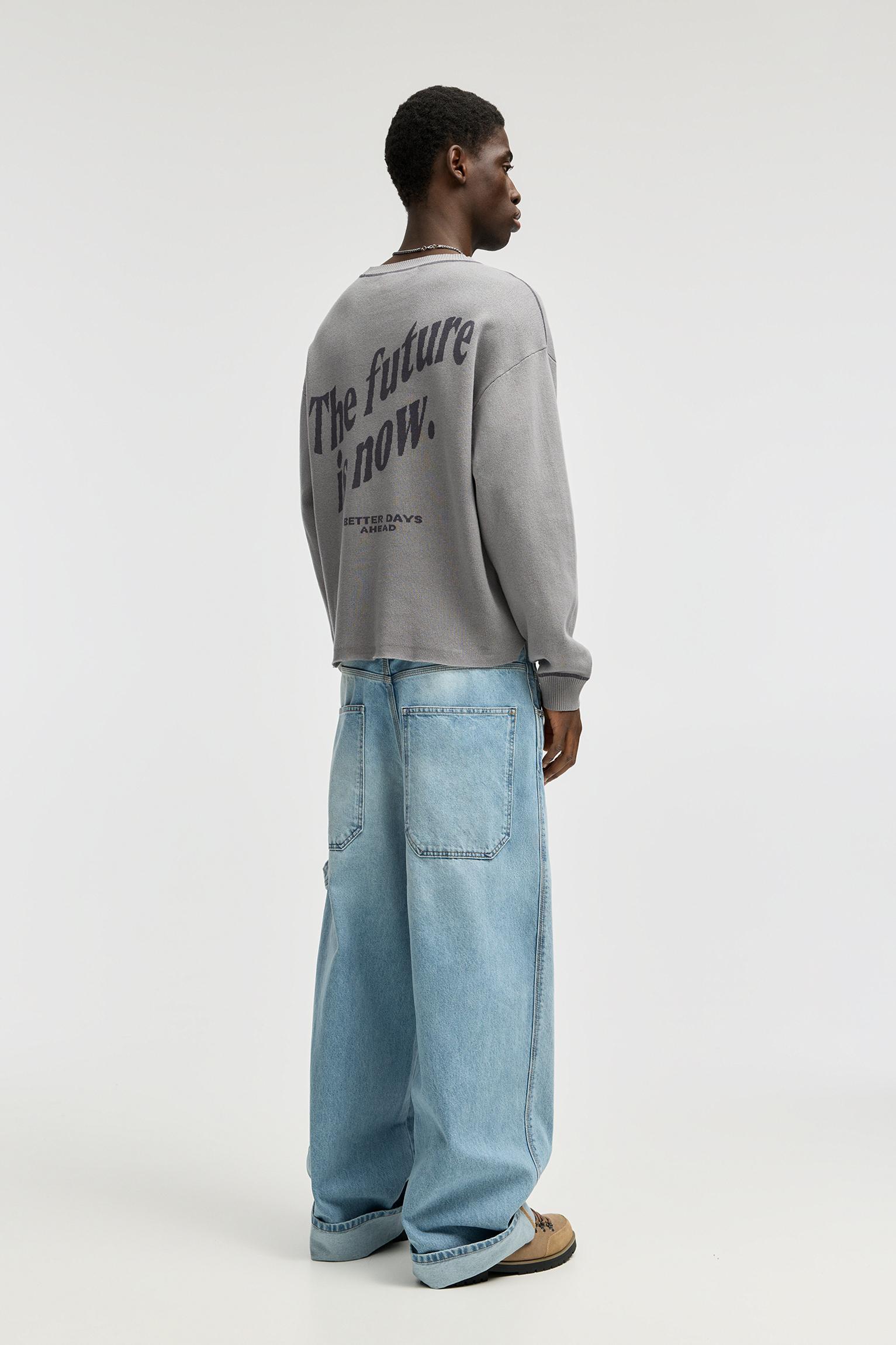 STWD sweater with seam details Product Image