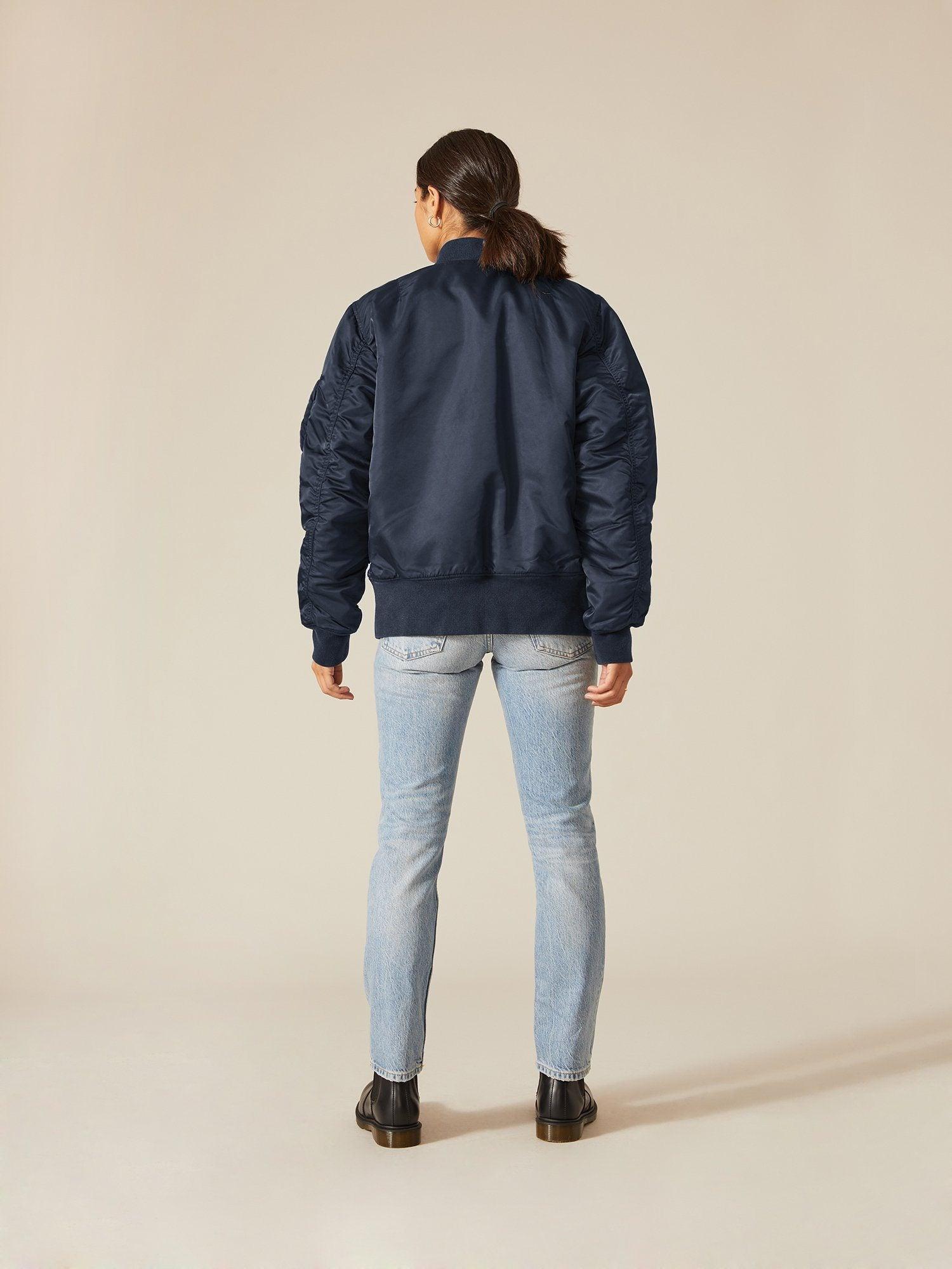 MA-1 BATTLEWASH BOMBER JACKET Female Product Image