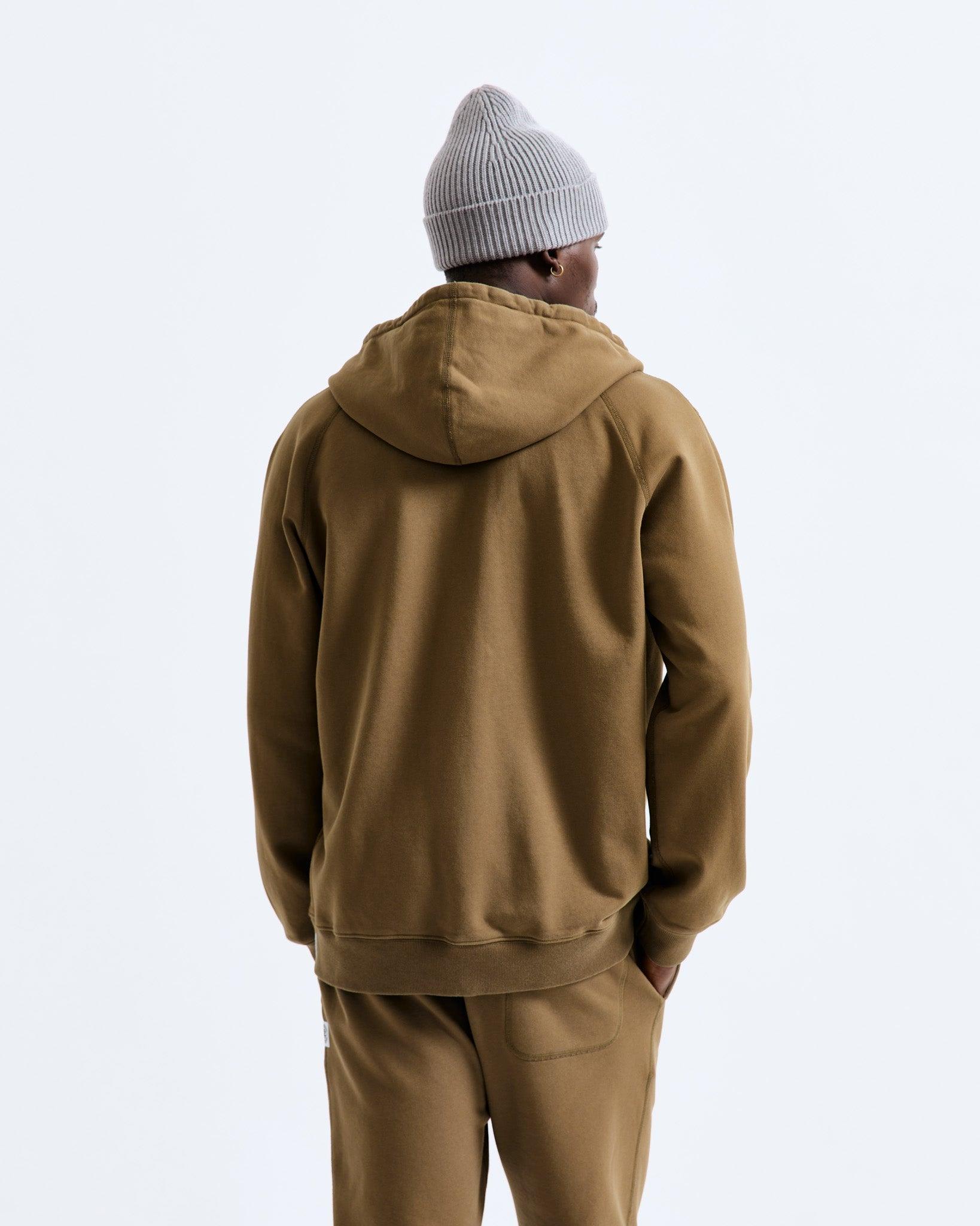 Midweight Terry Classic Full Zip Hoodie - Vault Male Product Image