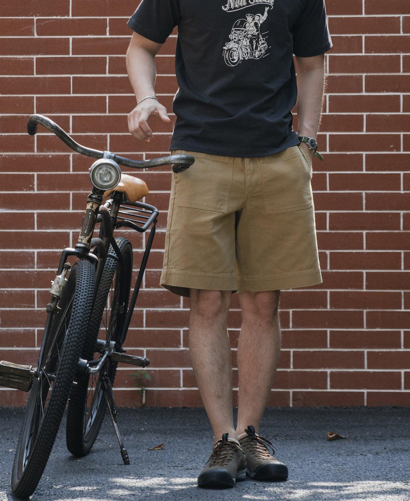 French Army Dispatch Motorcycle Shorts Product Image