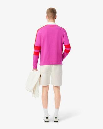 Straight Fit Denim Bermuda Shorts Product Image