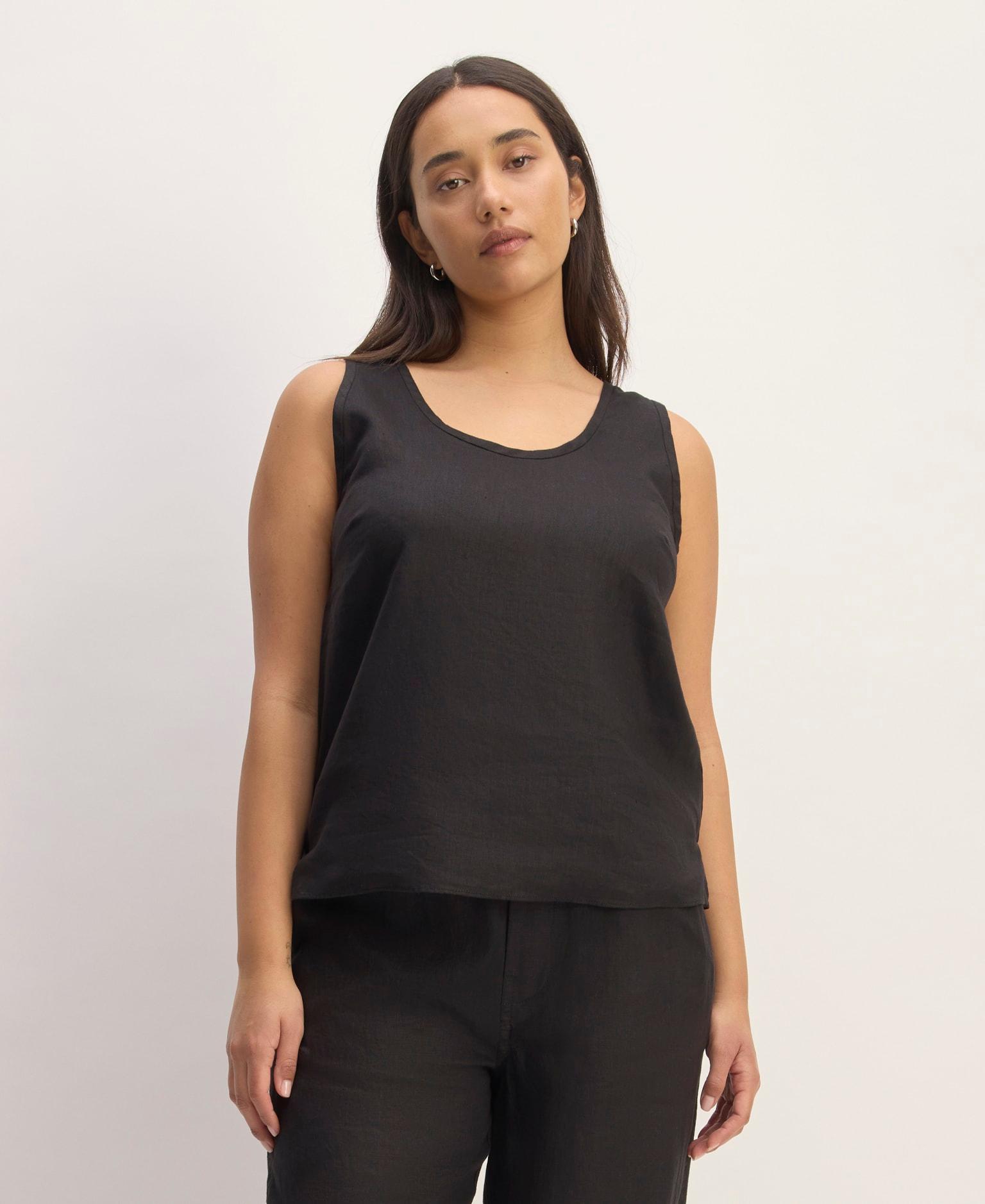 Womens Scoop Tank in Linen by Everlane Product Image