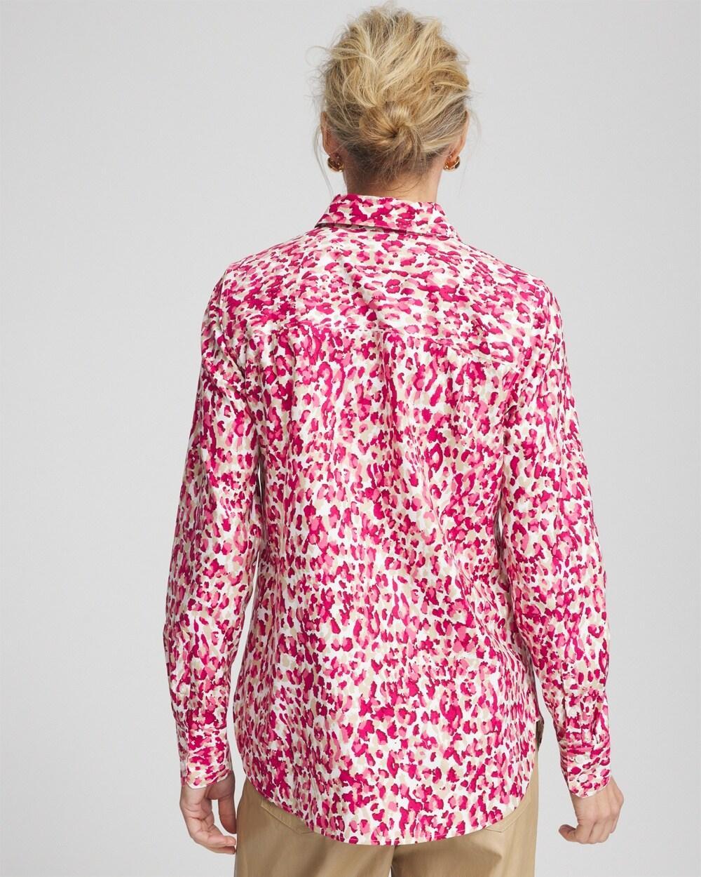 No Iron™ Leopard Print Shirt Product Image