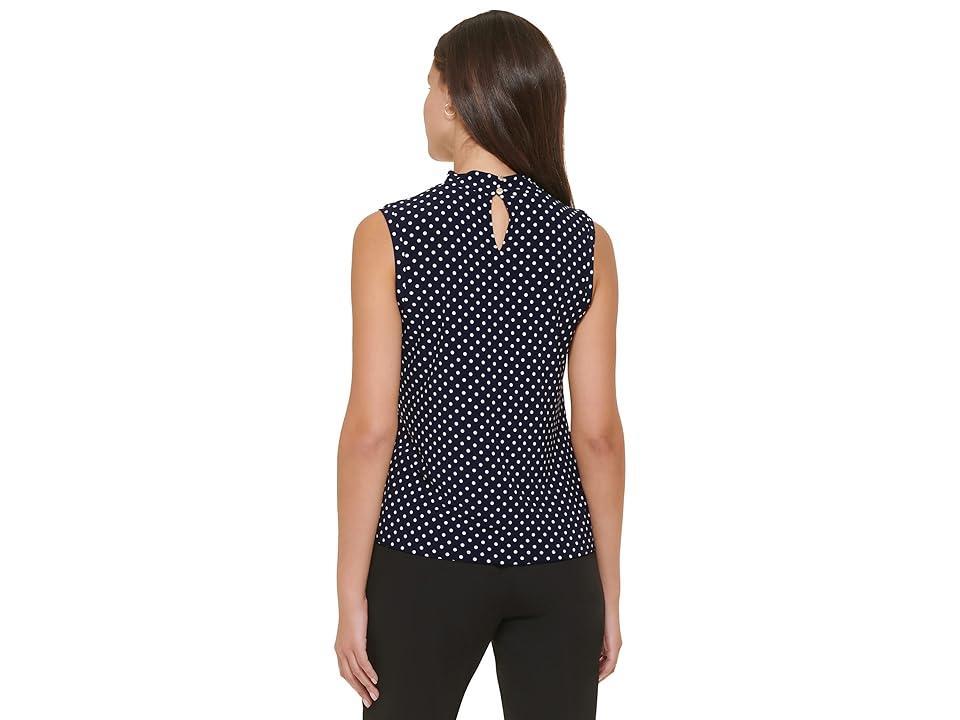 Tommy Hilfiger Womens Knot-Neck Top Product Image