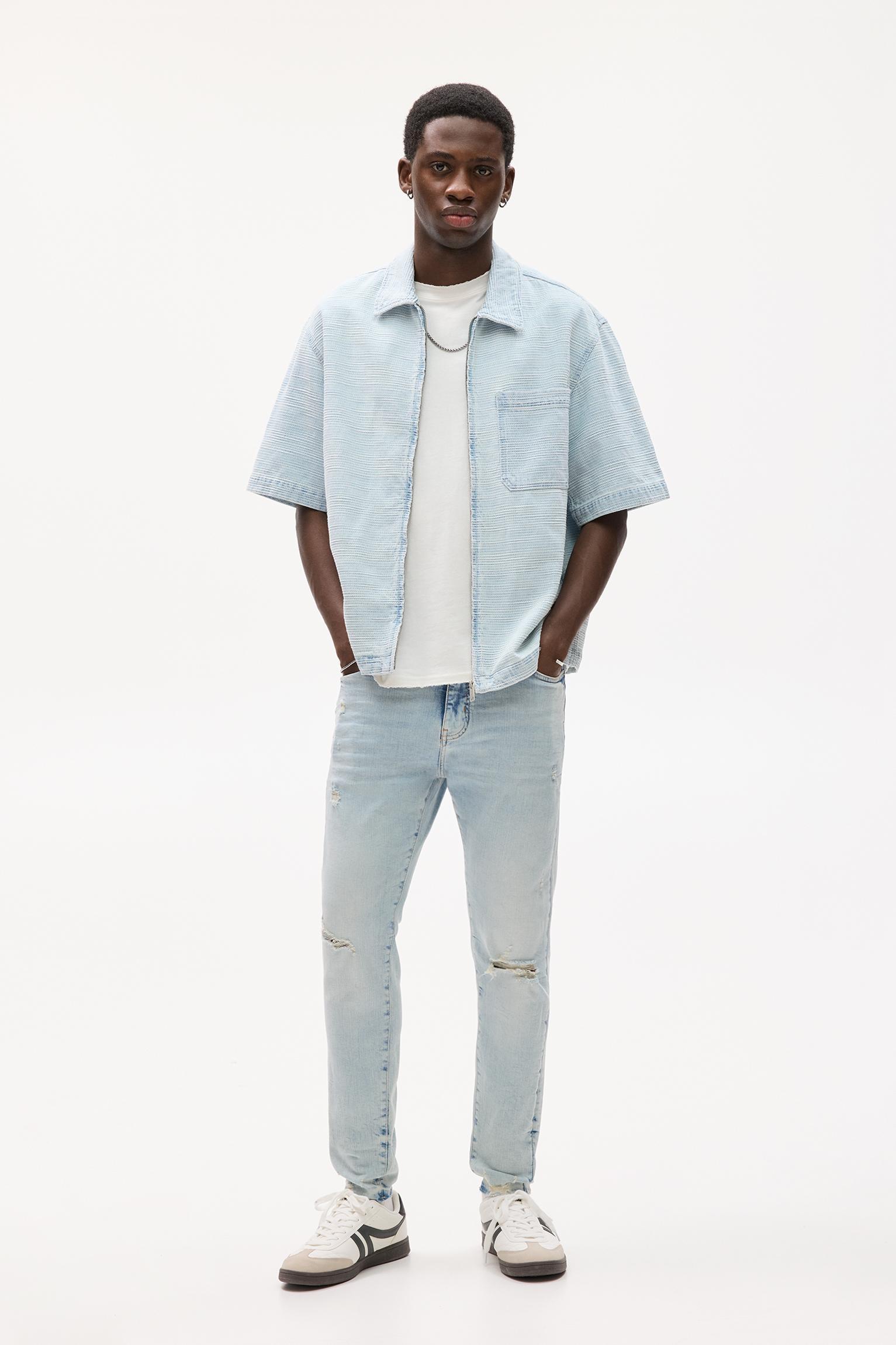 Ripped carrot fit jeans Product Image