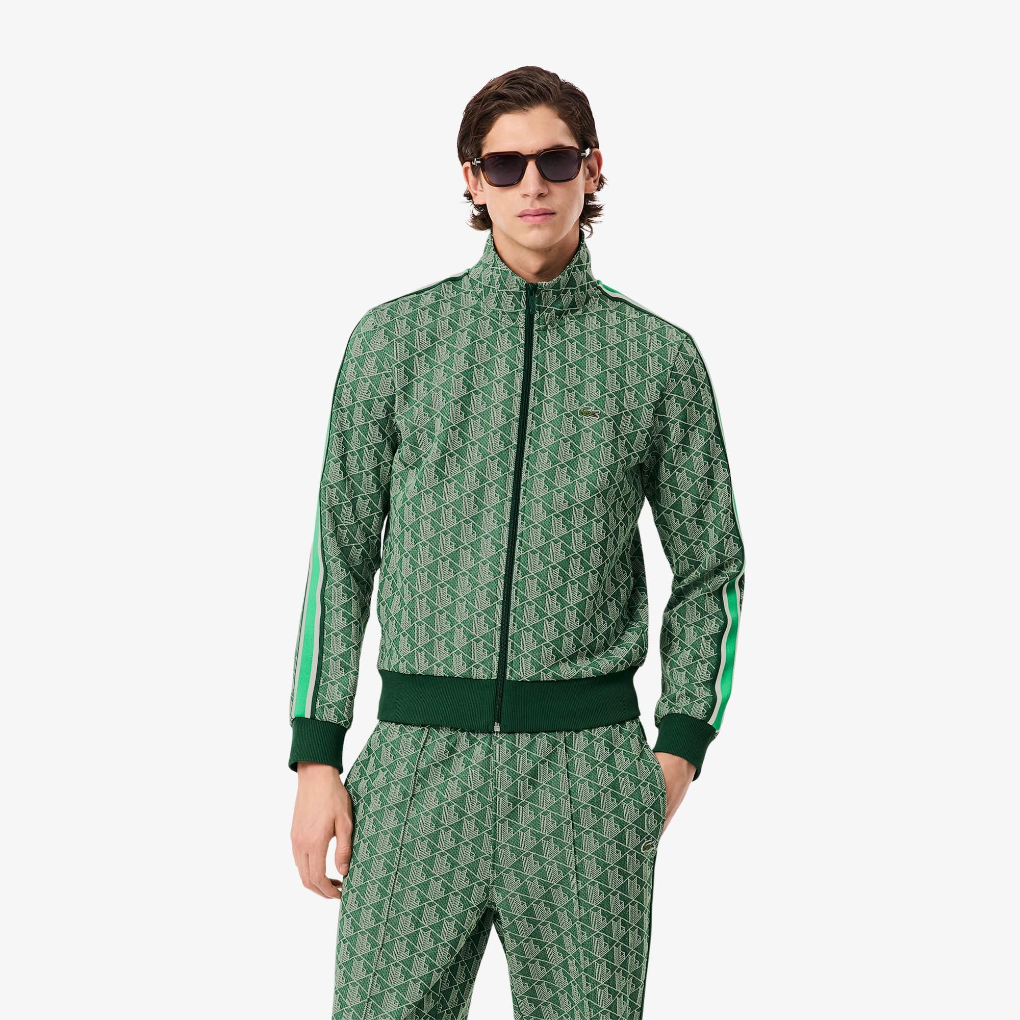 Paris Zip-Up Jacquard Track Jacket Product Image