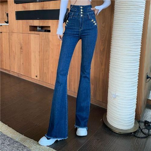 High Waist Skinny Jeans Product Image
