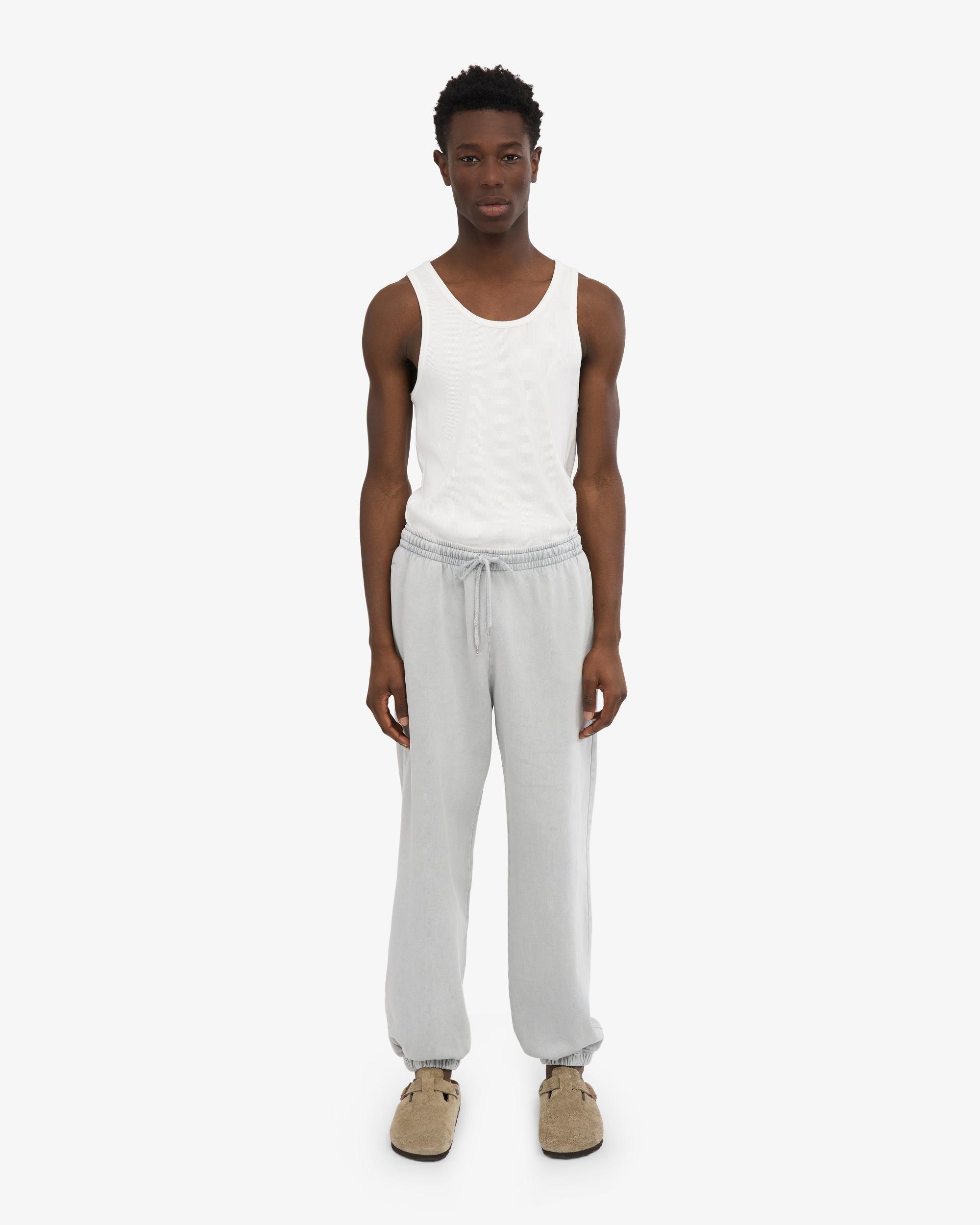 Organic Relaxed Sweatpants - Faded Grey Product Image