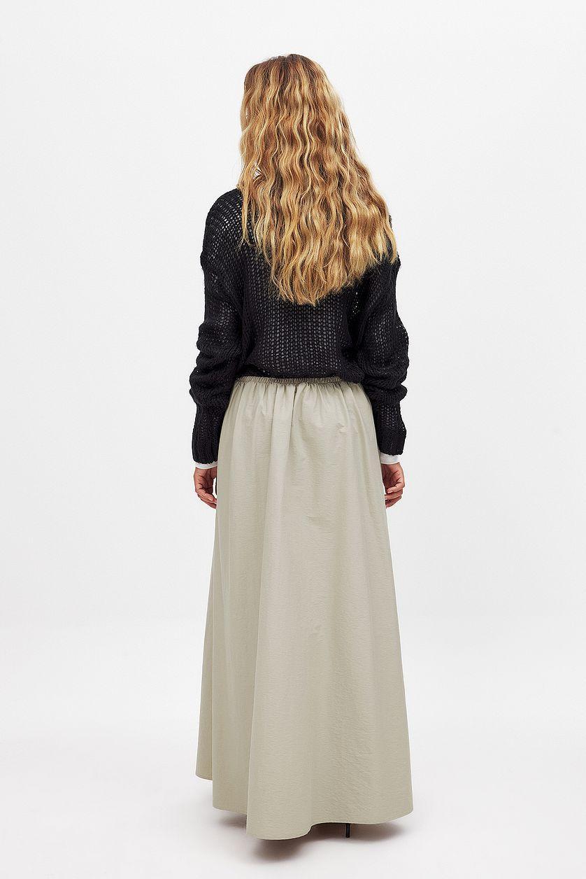 Cotton Midi Skirt Product Image