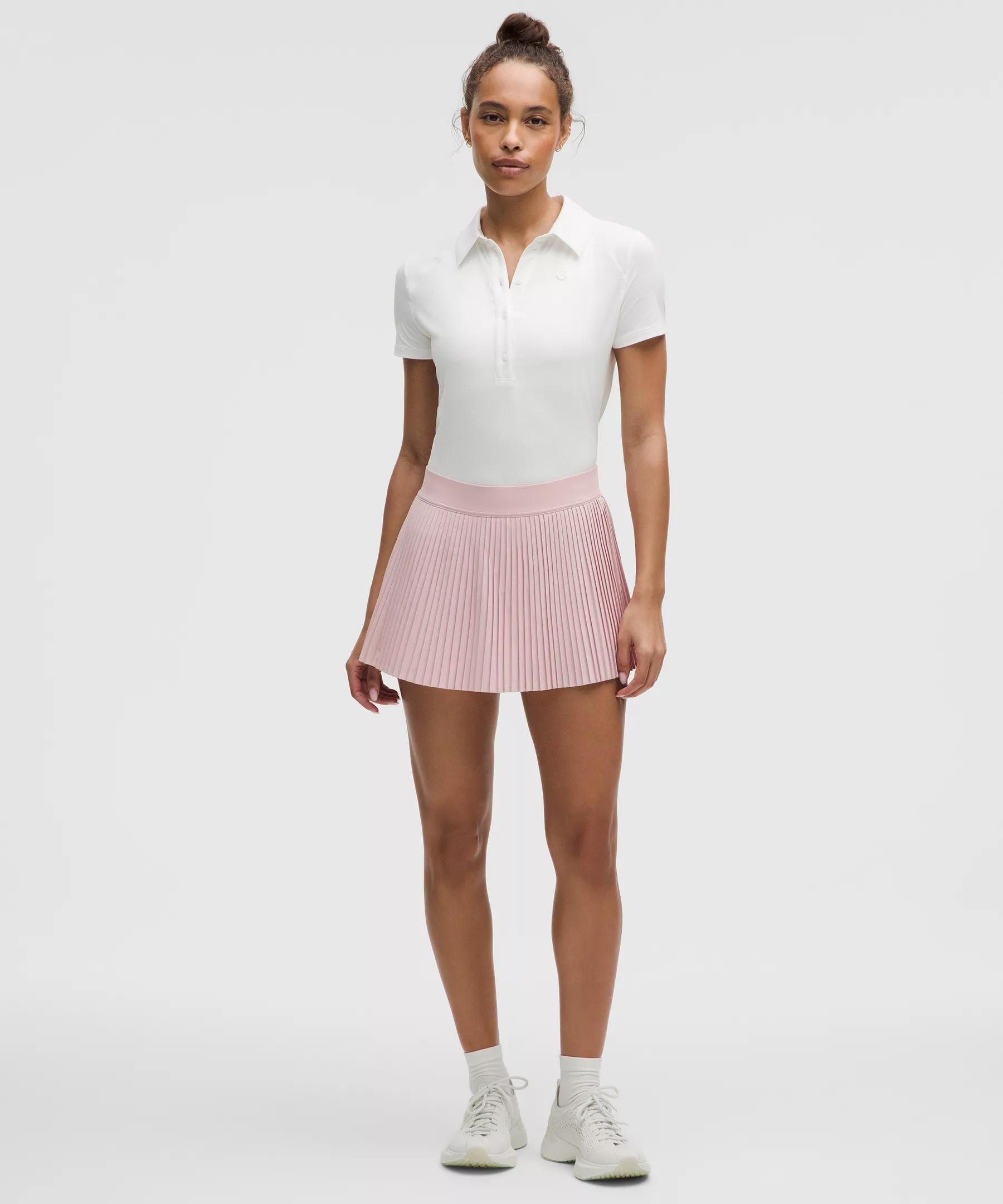 Varsity High-Rise Pleated Tennis Skirt Product Image