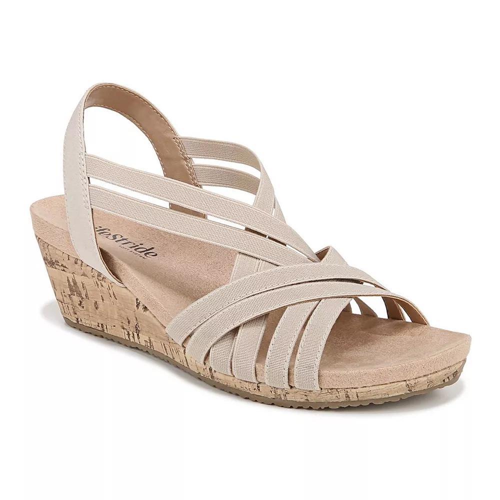 LifeStride Mallory Women's Strappy Wedges, Size: 11, Brown Milk Product Image