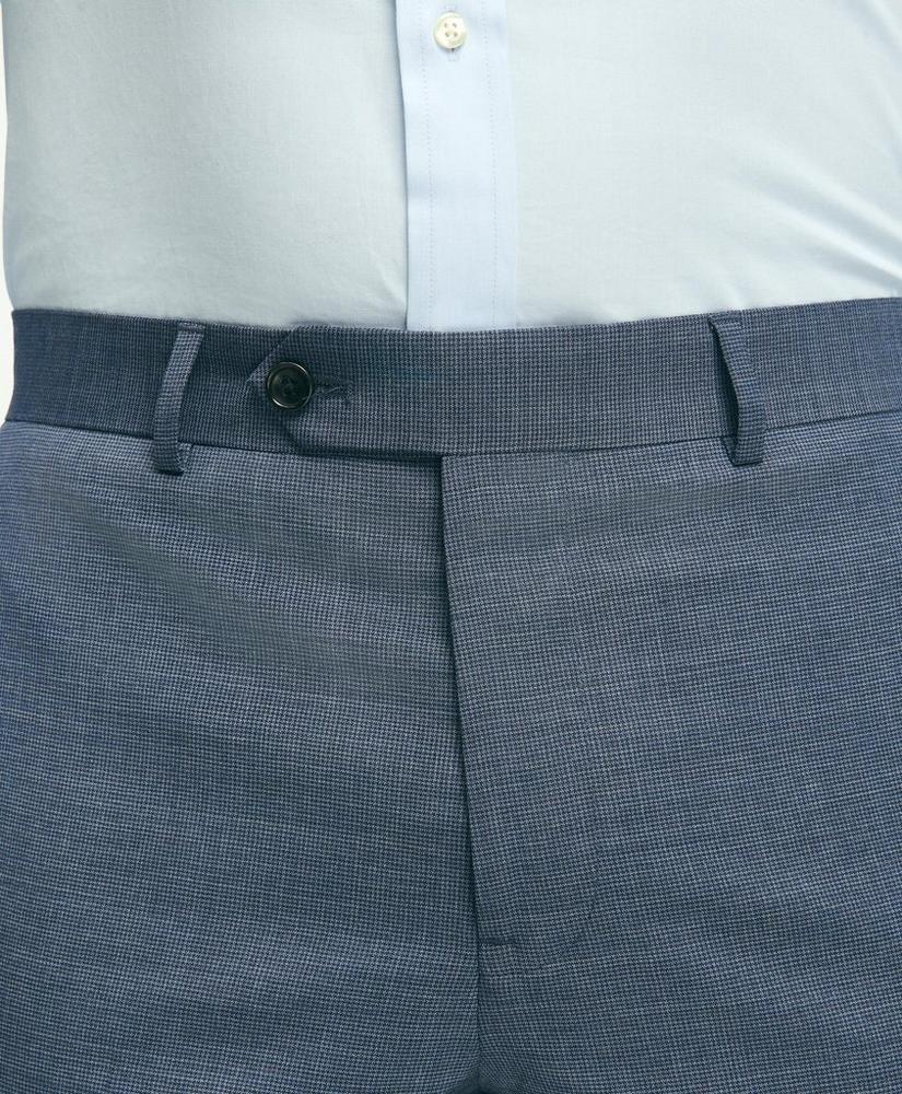 Classic Fit Stretch Wool Mini-Houndstooth 1818 Dress Trousers Product Image