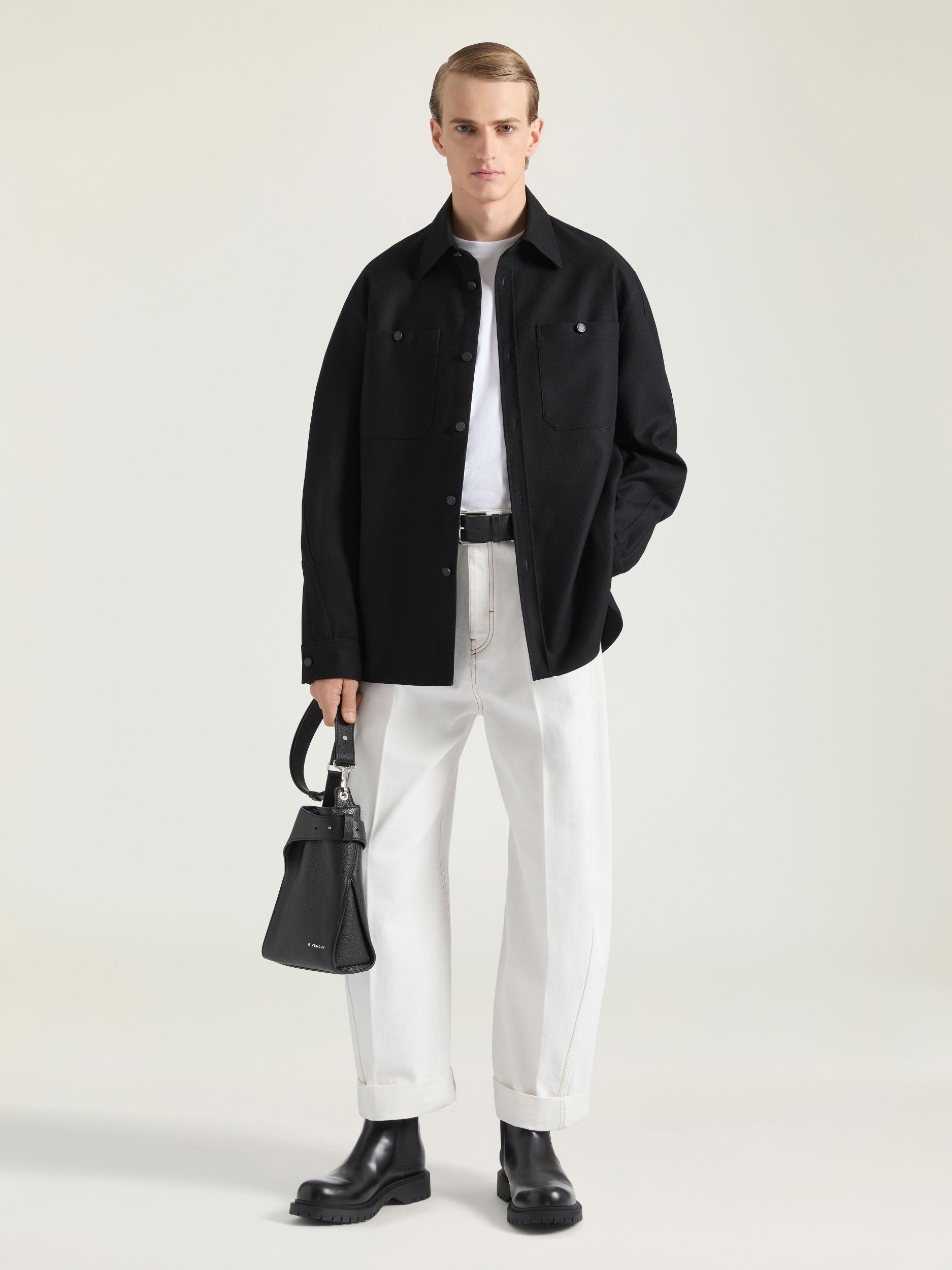 Small Belted Hobo bag in grained leather Product Image