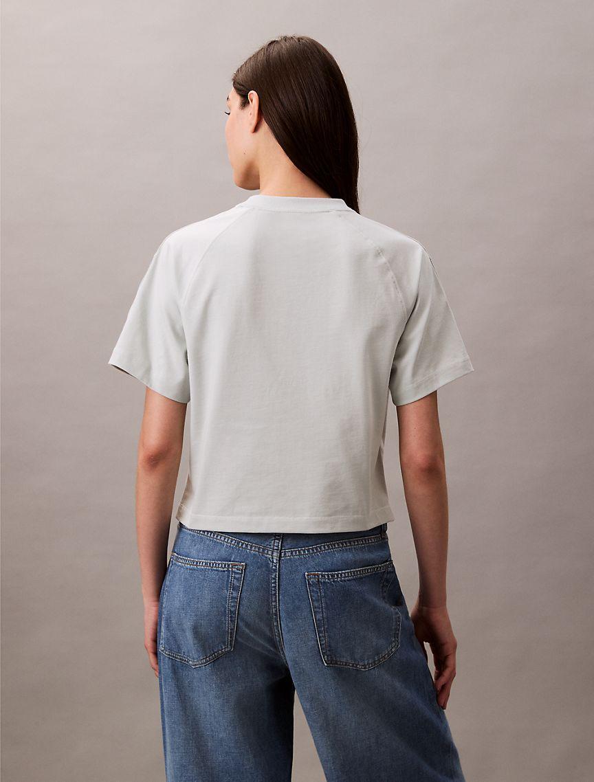 Monogram Logo Cropped Relaxed T-Shirt Product Image