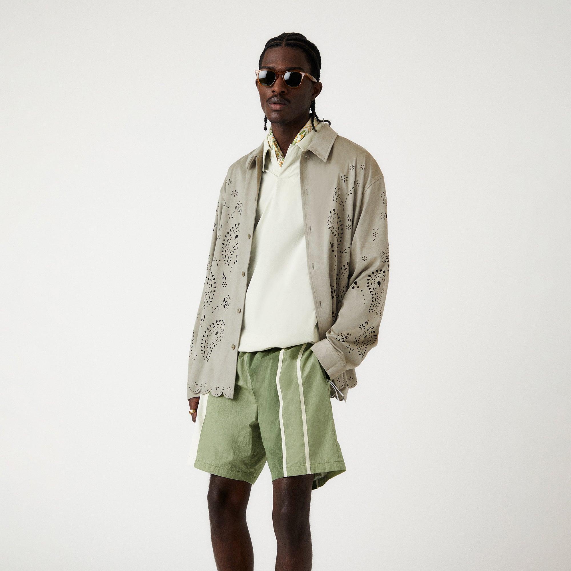 Kith Isaac Microsuede Long Sleeve Buttondown - Region Male Product Image