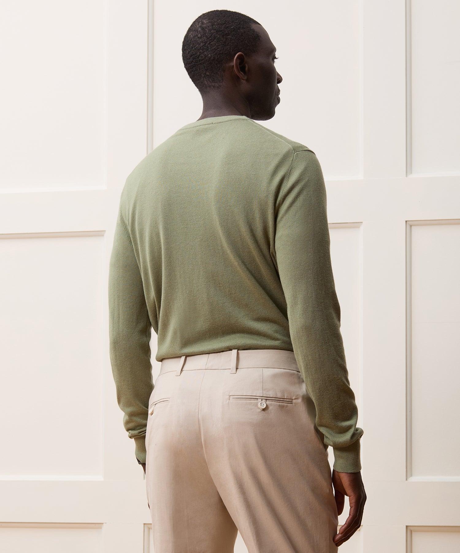 Silk-Cashmere Crewneck Sweater Product Image
