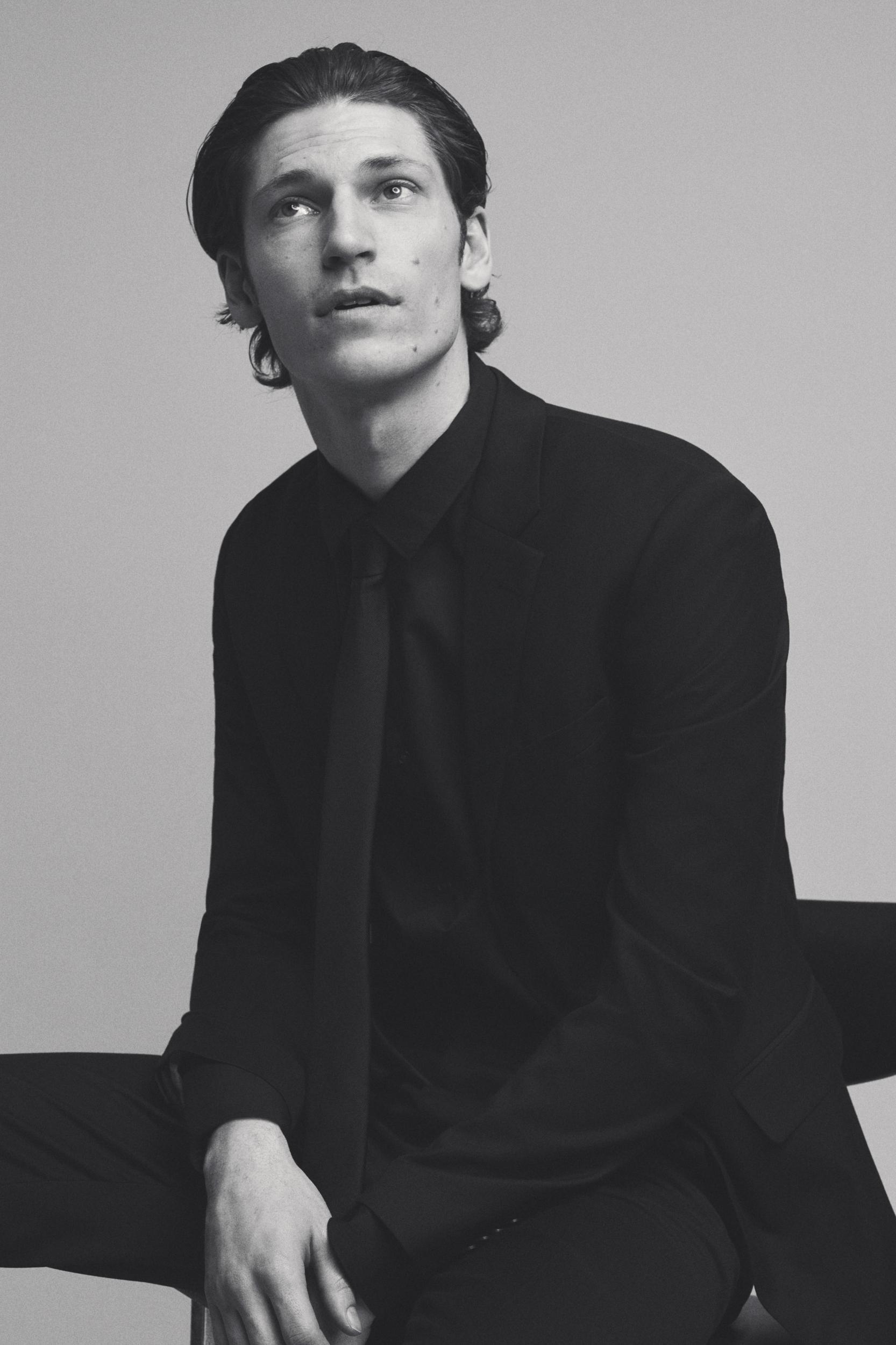Skinny-Fit Single-Breasted Jacket Product Image