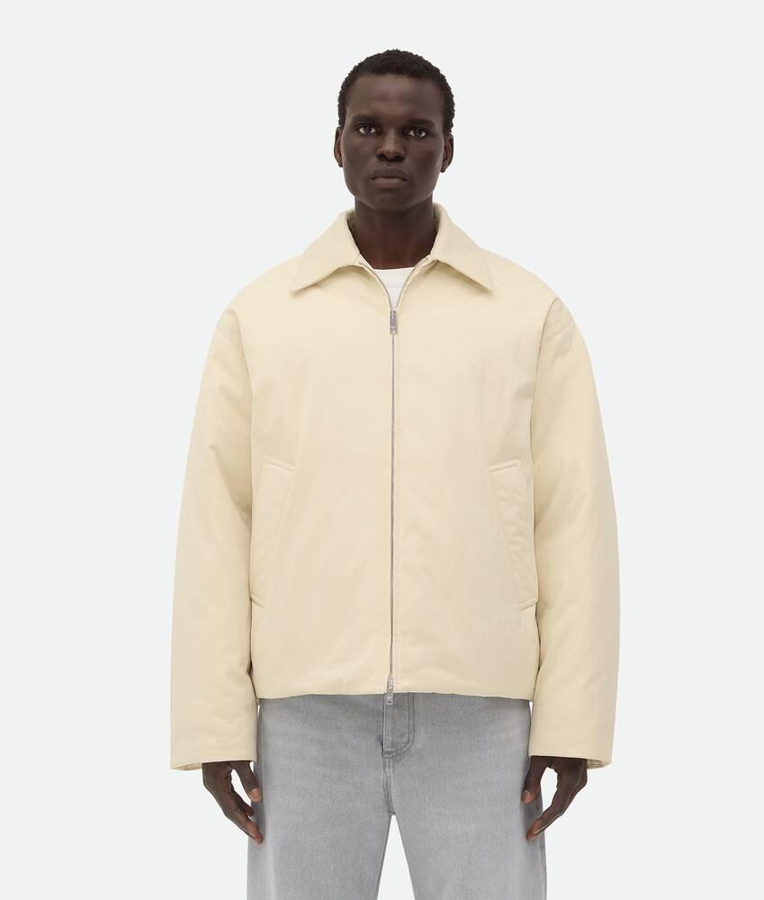 Men's Cotton Twill Puffer Jacket in Sea salt Product Image