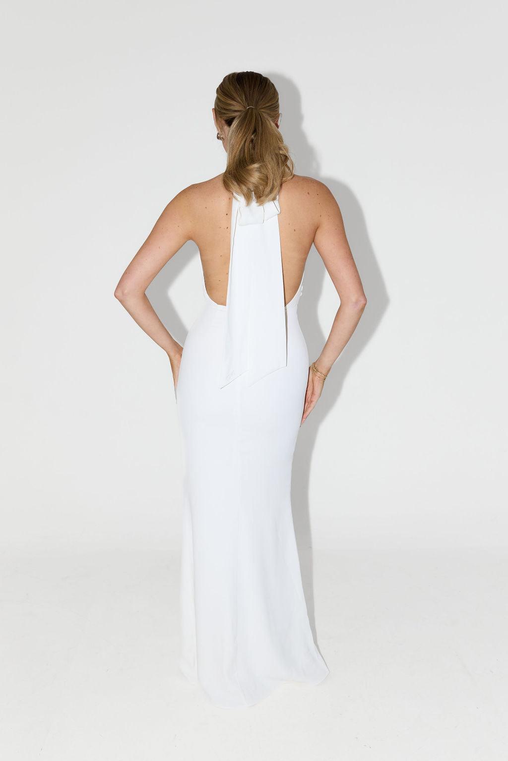 The Ultimate Muse Tie Neck Maxi Dress Product Image