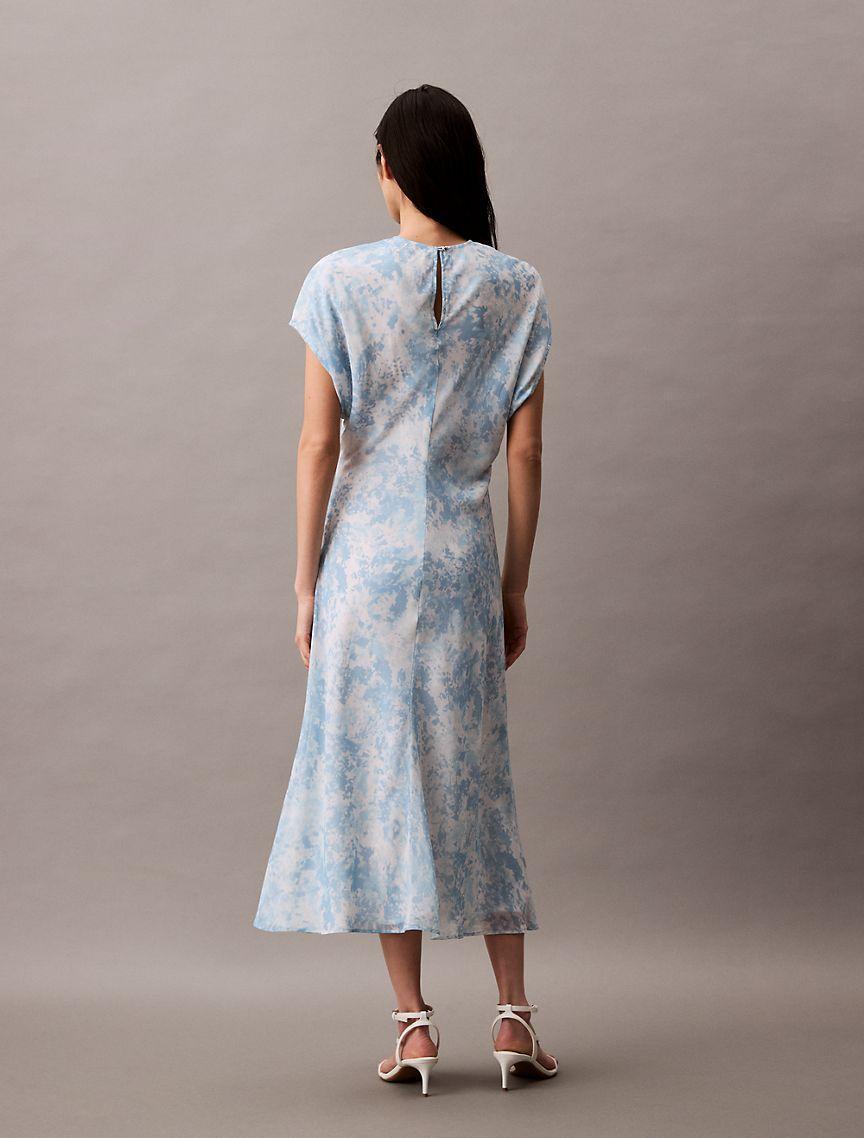 Chiffon Printed Sheath Dress Product Image