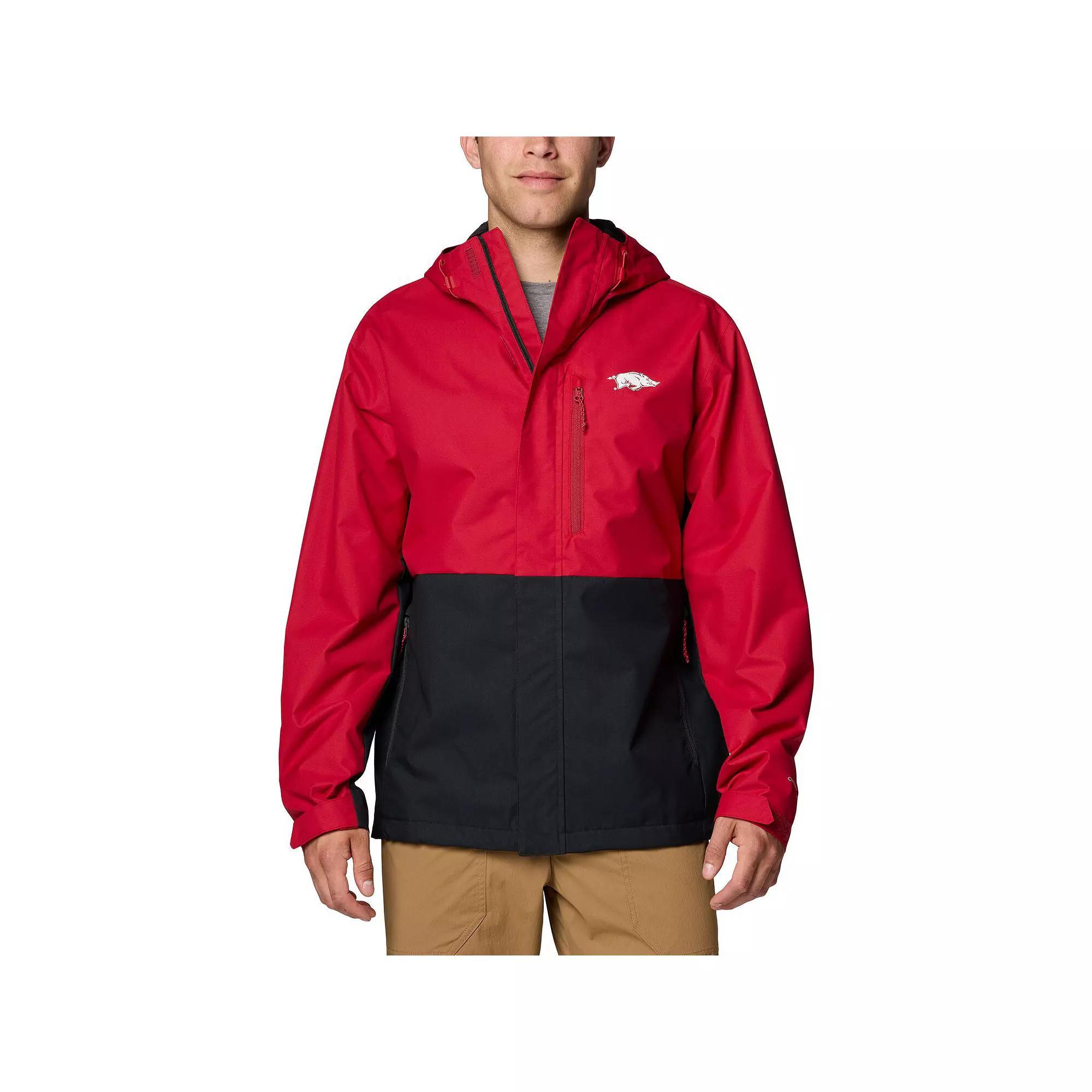 Men's Columbia  Cardinal Arkansas Razorbacks Field Bound Omni-Tech�� Full-Zip Jacket, Size: Medium, Red Product Image