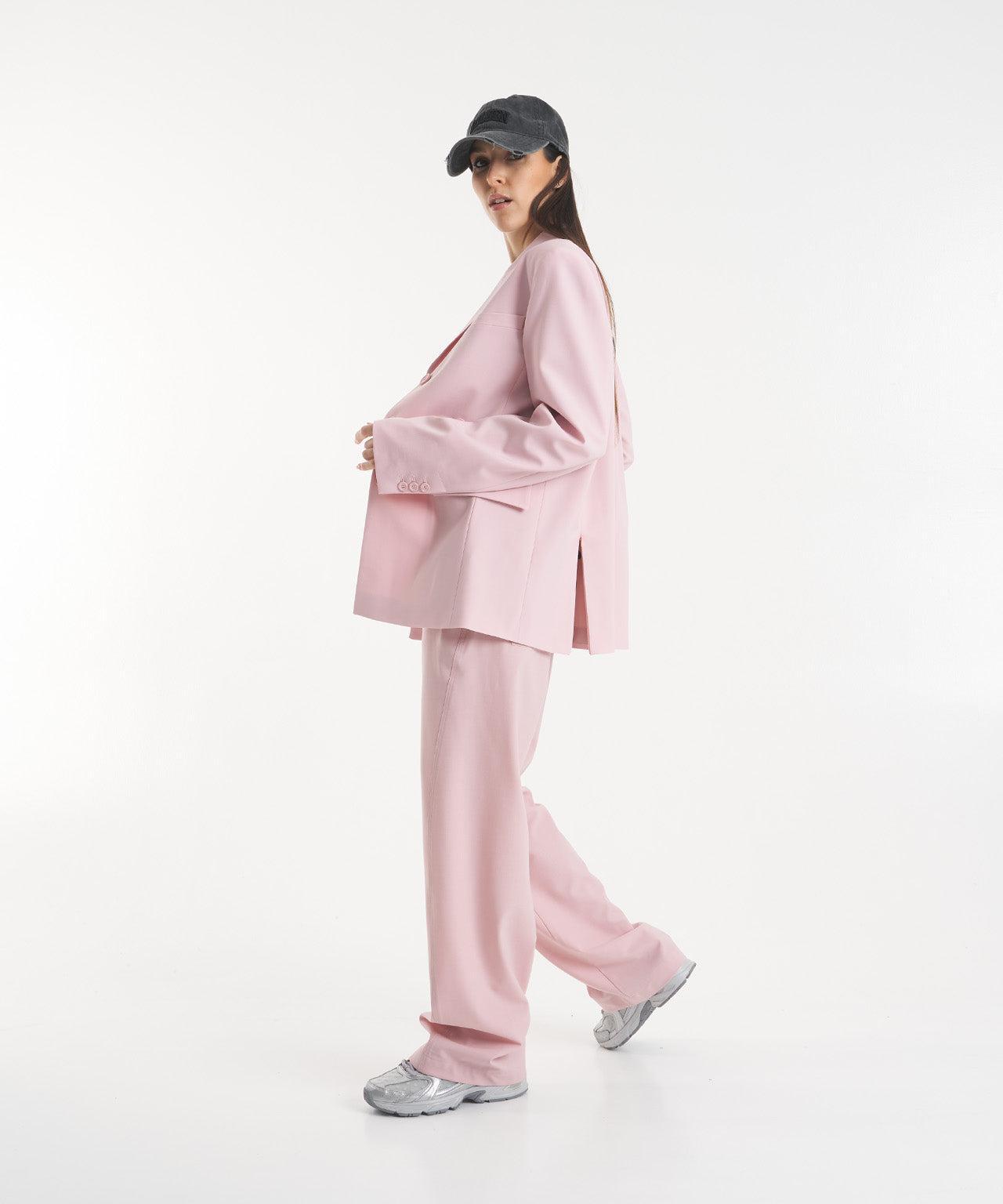 Single-breasted blazer in virgin wool blend Product Image