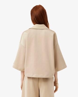 Runway Boxy Polo Collar Sweatshirt Product Image
