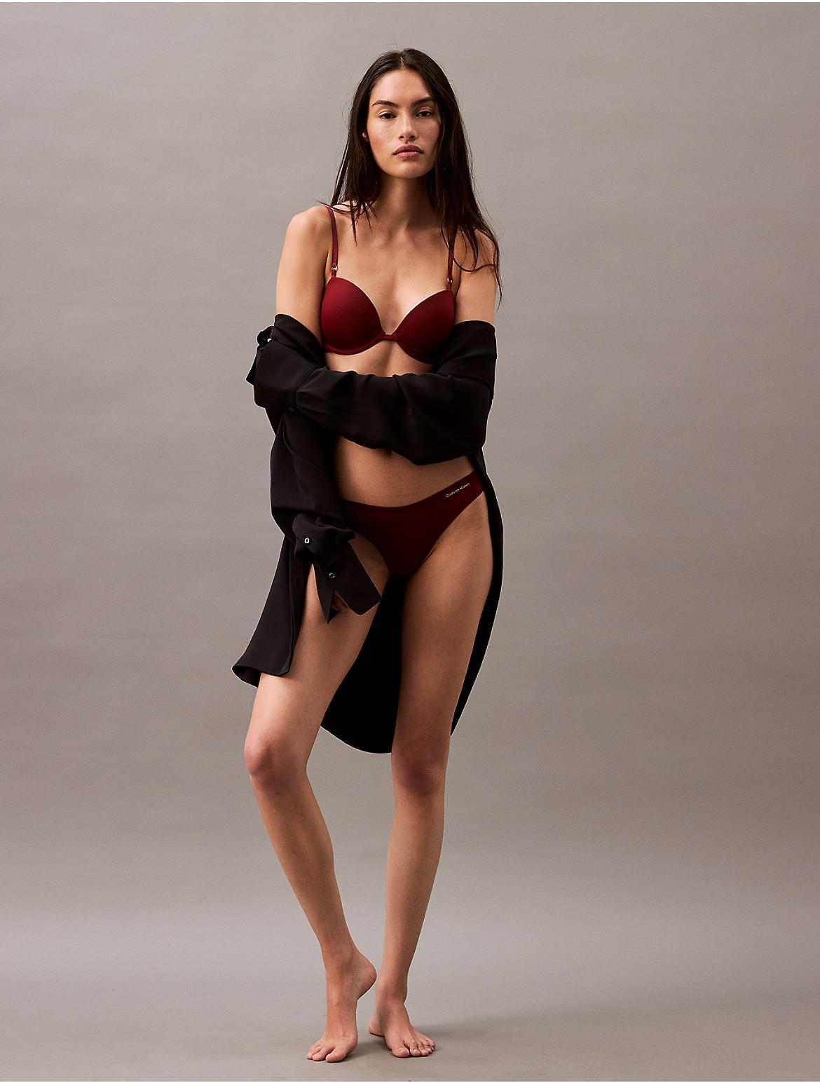 Calvin Klein Women's Ideal Micro Bikini - Purple - S Product Image