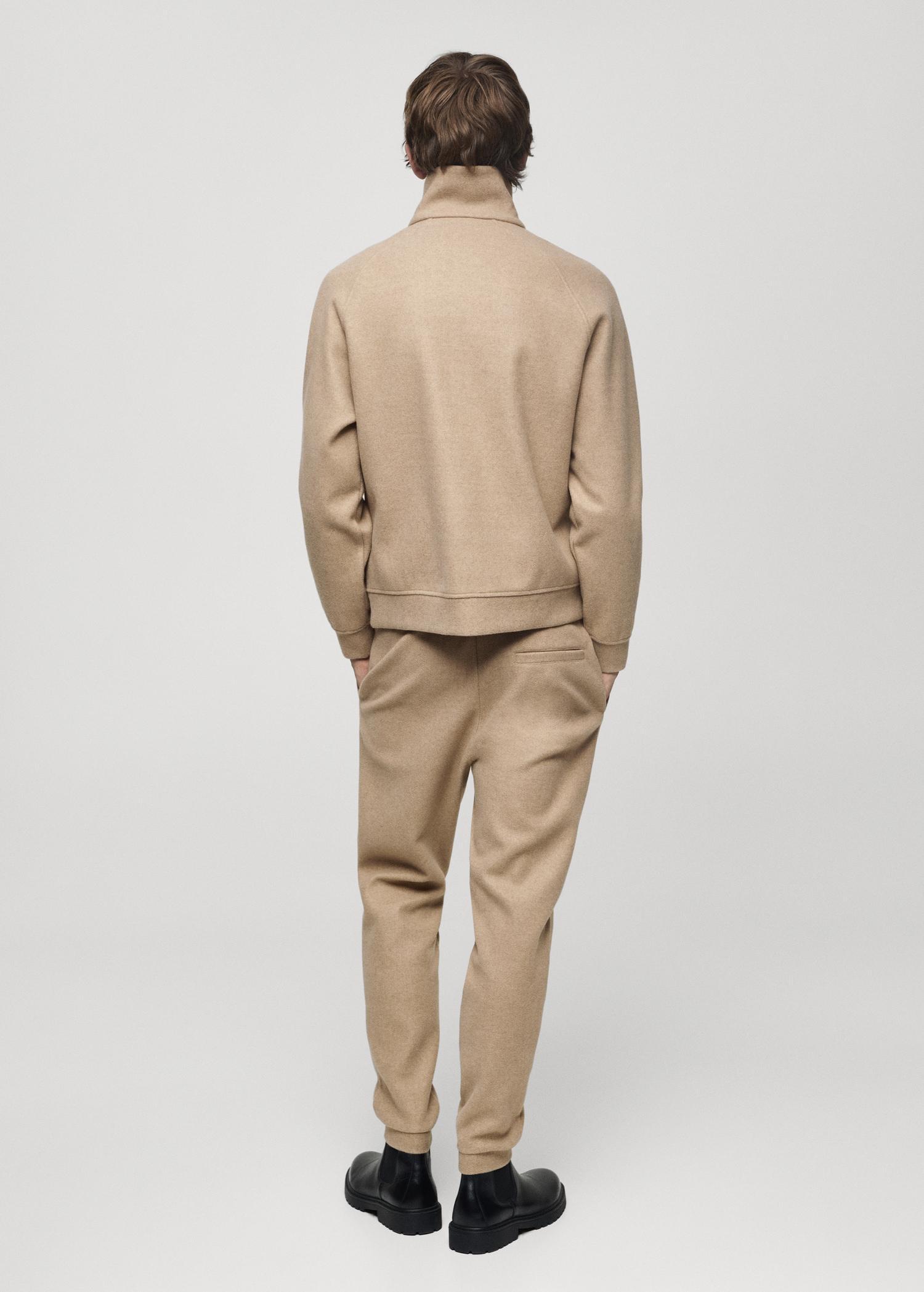 Regular-fit jacket with zip - Men | MANGO USA Product Image