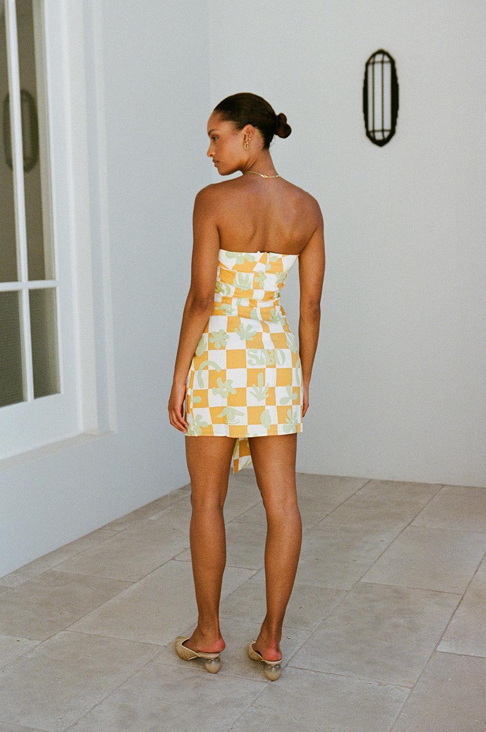 Kingsley Dress - Sabo Checkerboard Product Image