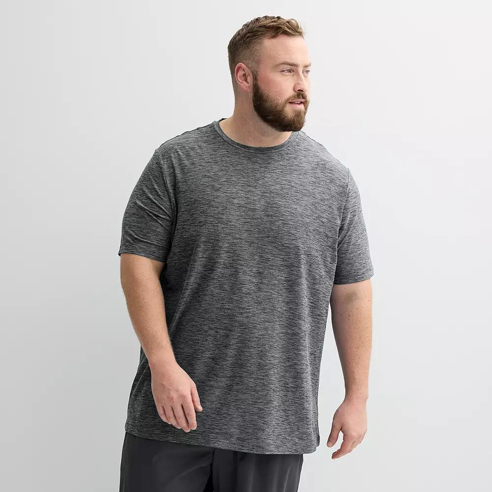 Big & Tall FLX Luxury Soft Wander Tee, Men's, Size: Medium Tall, Black Grey Product Image