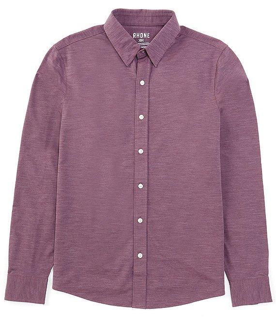 RHONE Slim Fit Performance Stretch Solid Commuter Long Sleeve Woven Shirt Product Image