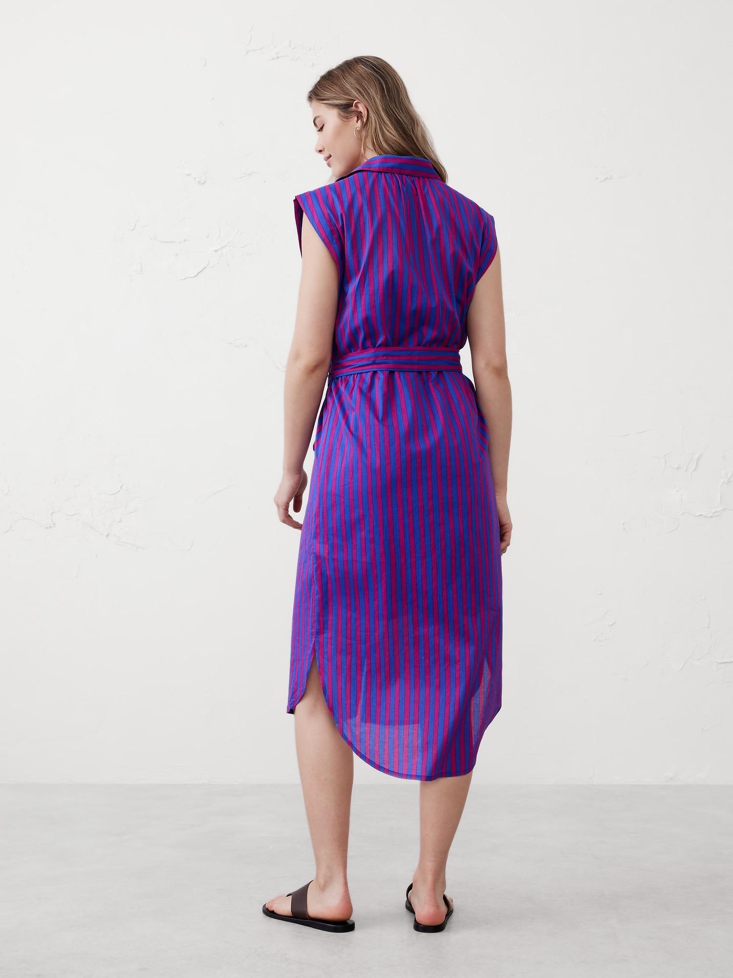 Drapey Midi Shirtdress Product Image