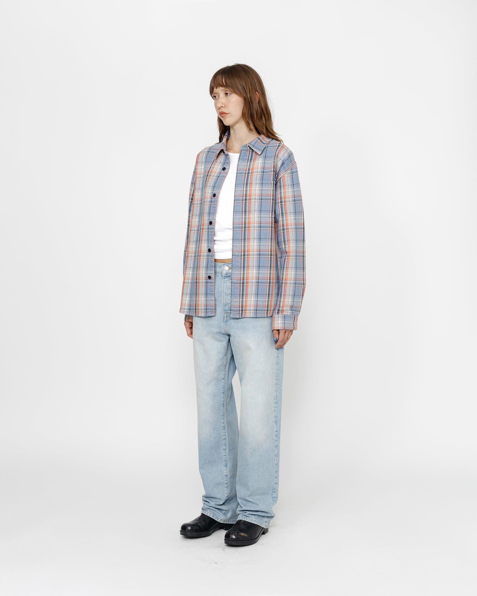 DAN WASHED COTTON PLAID SHIRT Male Product Image