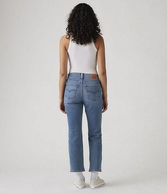 Levi's® 725 High Rise Light Wash Kick Bootcut Ankle Jeans Product Image
