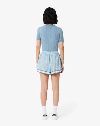 Fluid Monogram Print Shorts Product Image