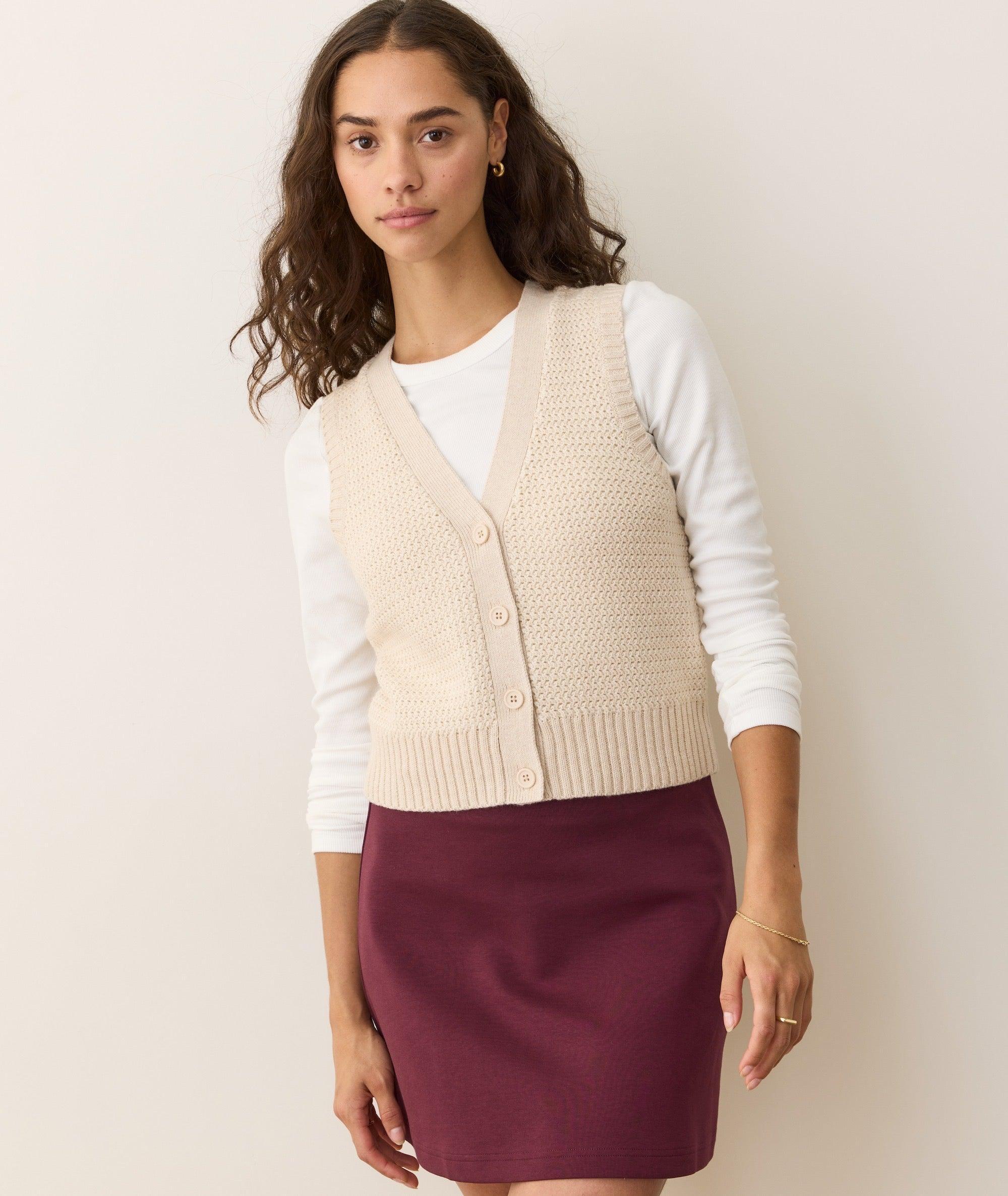 Robin Textured Sweater Vest Product Image