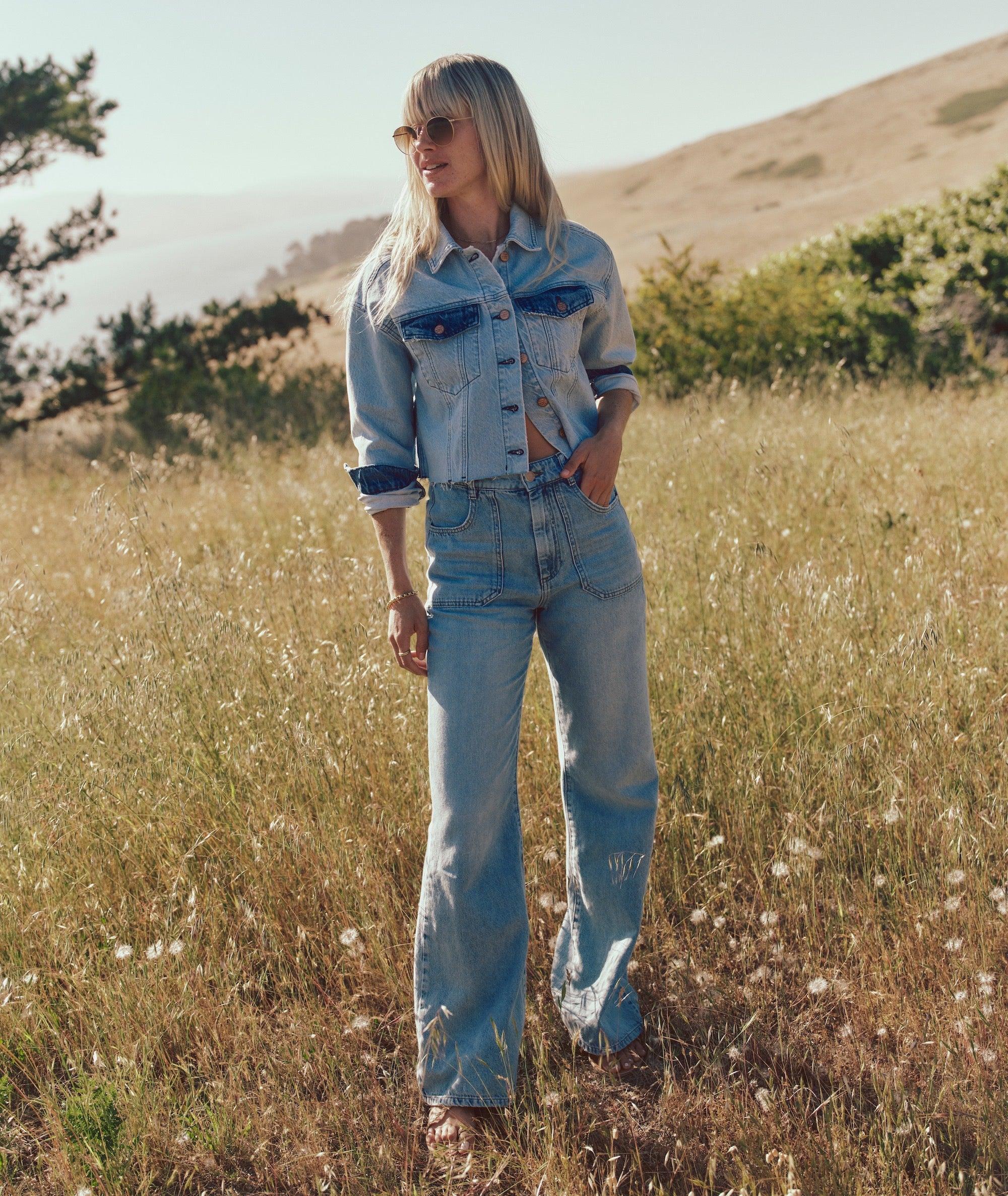 Bridget Denim Flare Pant Product Image