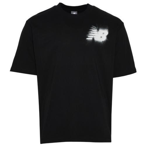New Balance Mens New Balance Schematic Blur T-Shirt - Mens Product Image