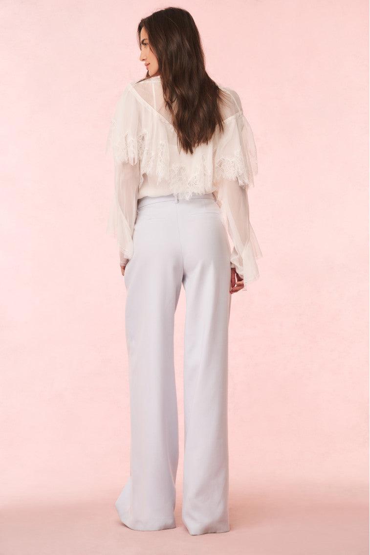 Samuela Wool-Blend Wide-Leg Trouser Product Image