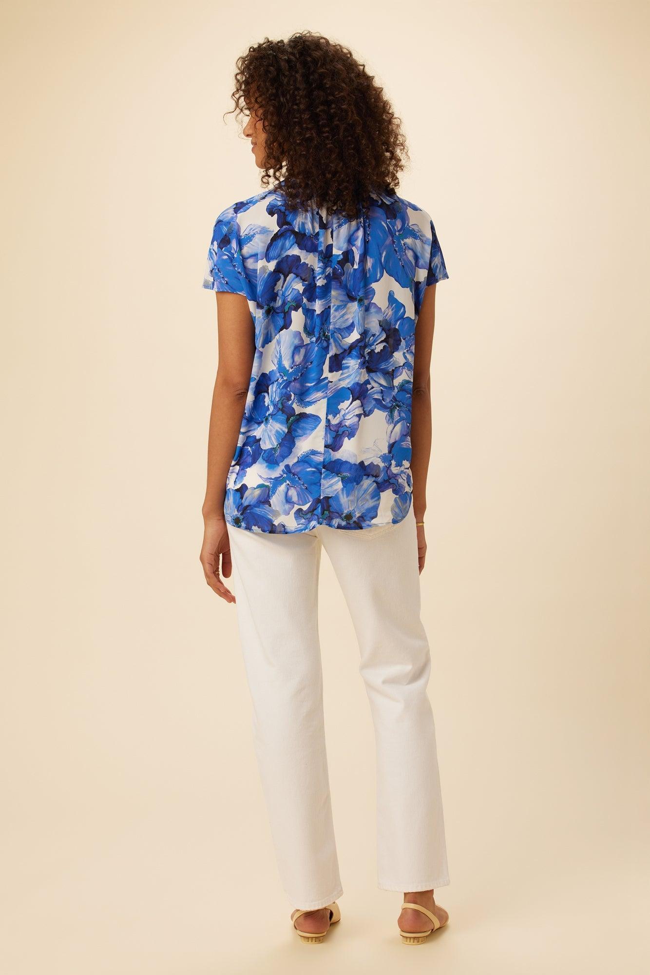 Renata Viscose Crepe Blouse - Cecily Floral - ReAmour Product Image