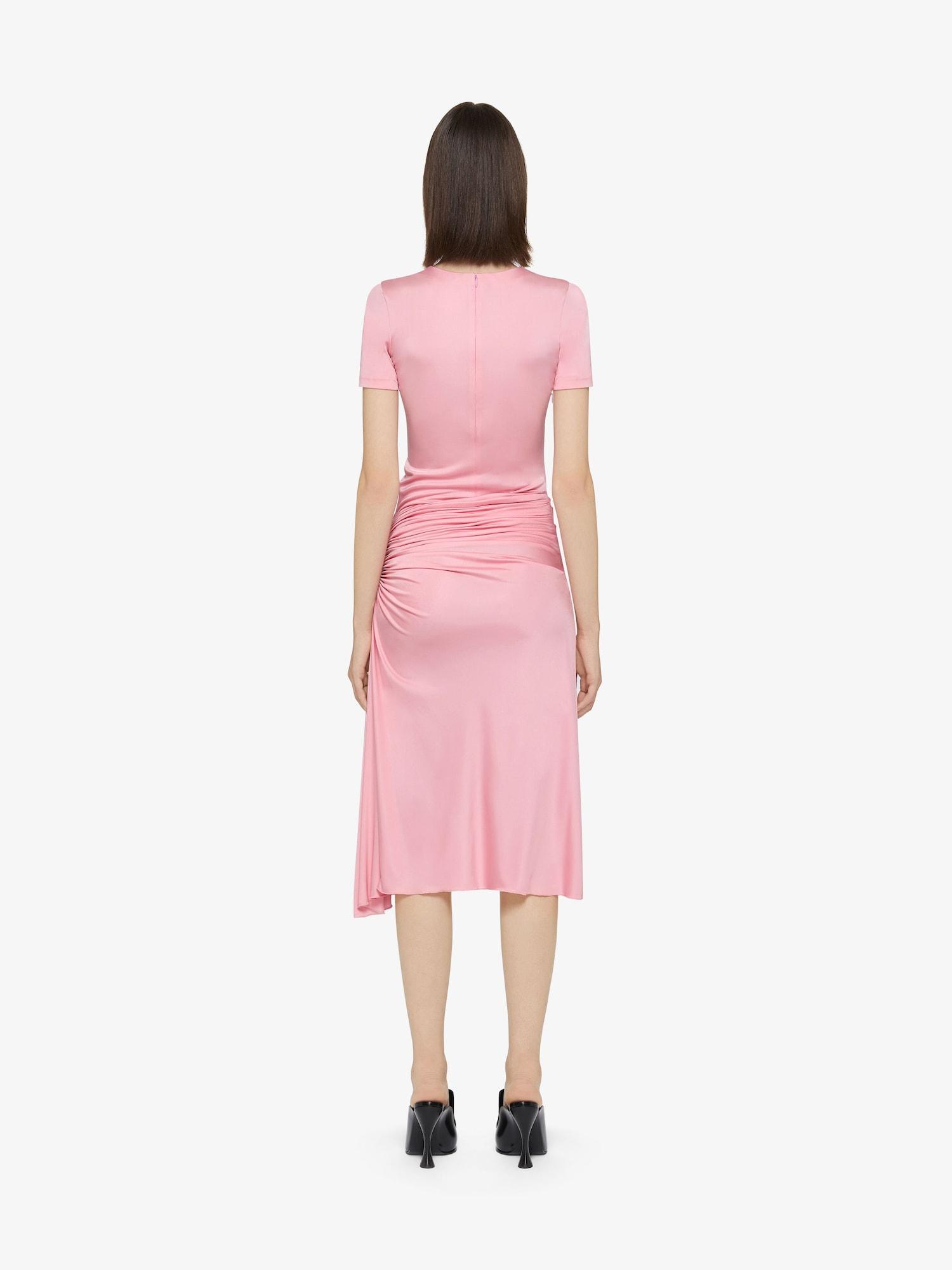 Draped dress in jersey with 4G Liquid detail Product Image