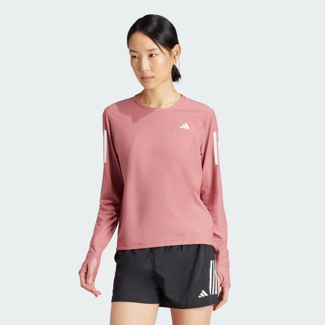 Womens adidas Own The Run Long-Sleeve T-Shirt Product Image